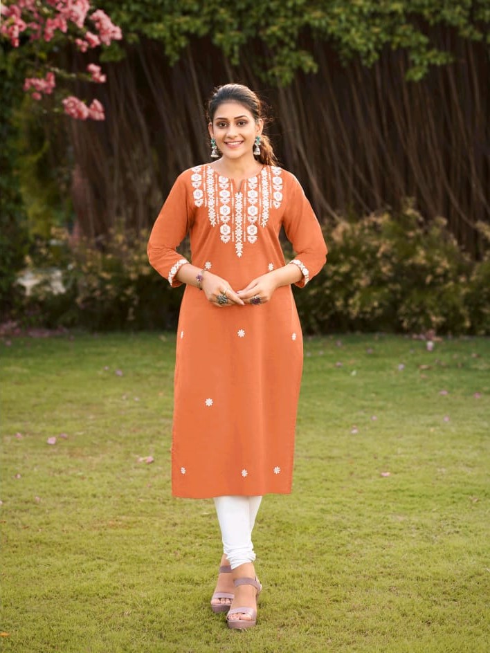SBS Anjali Cotton Kurtis Catalog collection 3