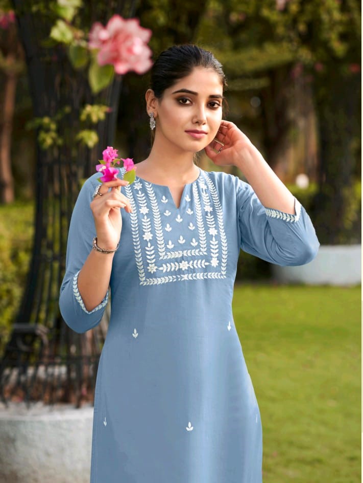 SBS Anjali Cotton Kurtis Catalog collection 5