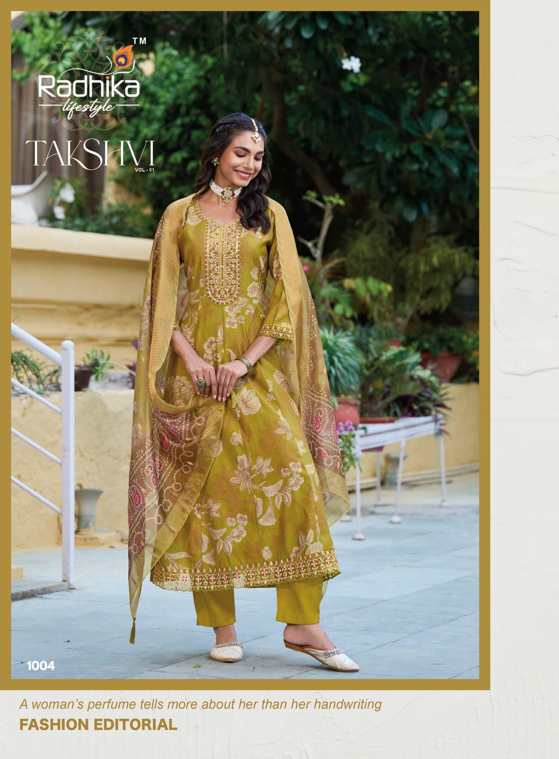 Radhika Lifestyle Takshvi Printed Salwar Kameez Catalog collection 4