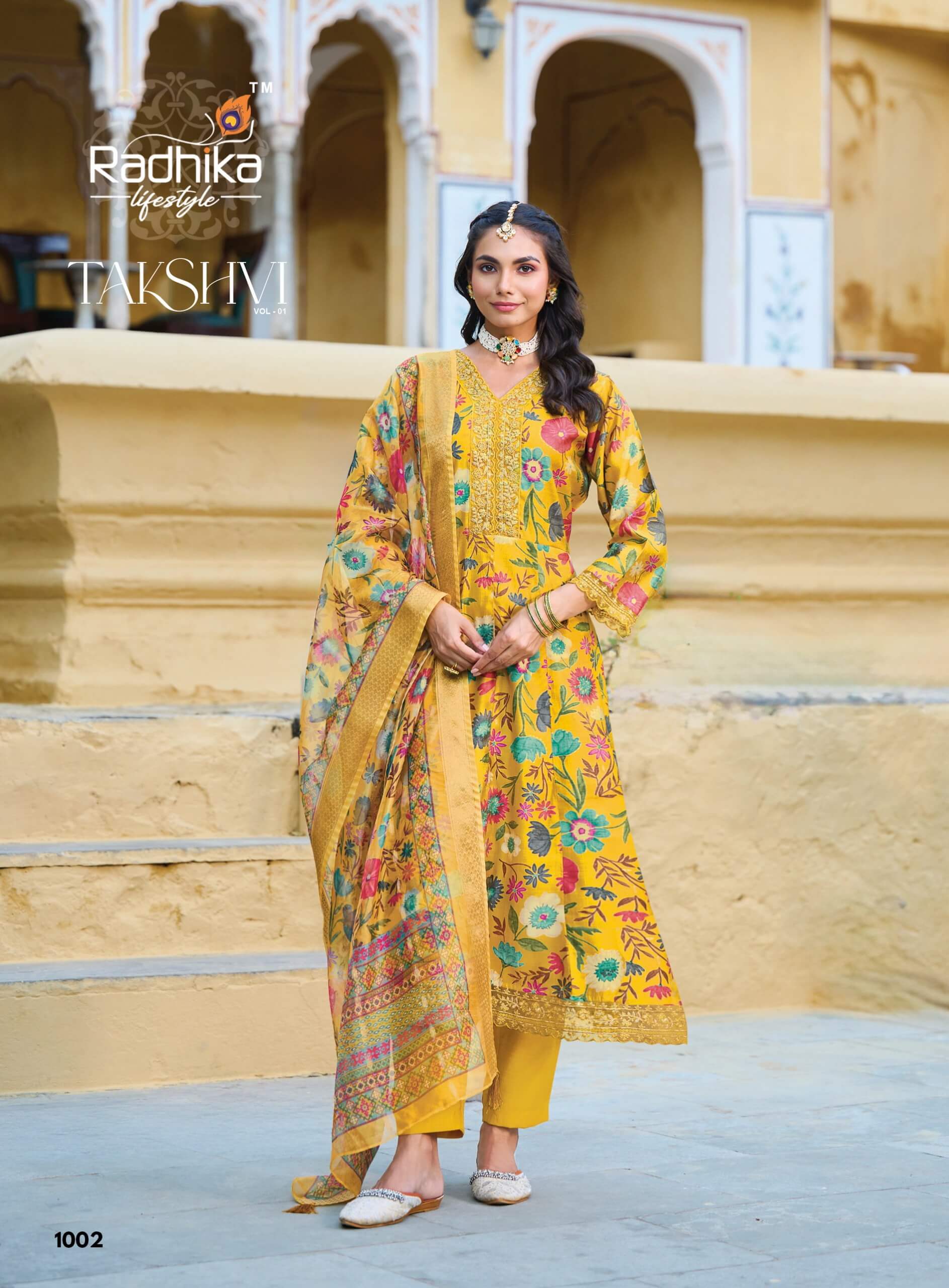 Radhika Lifestyle Takshvi Printed Salwar Kameez Catalog collection 7