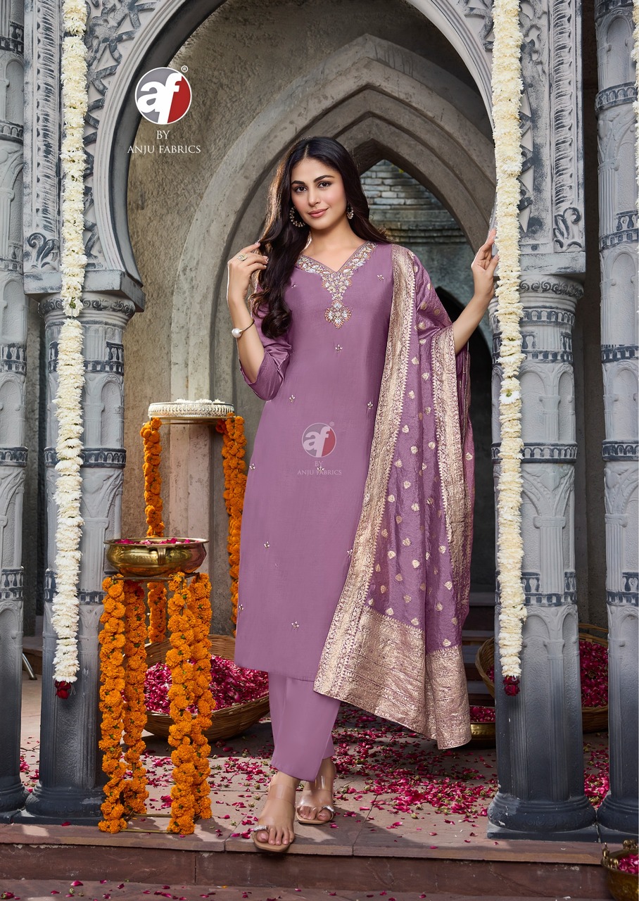 Anju Fabrics Vastra Vol 6 Readymade Dress Catalog collection 3