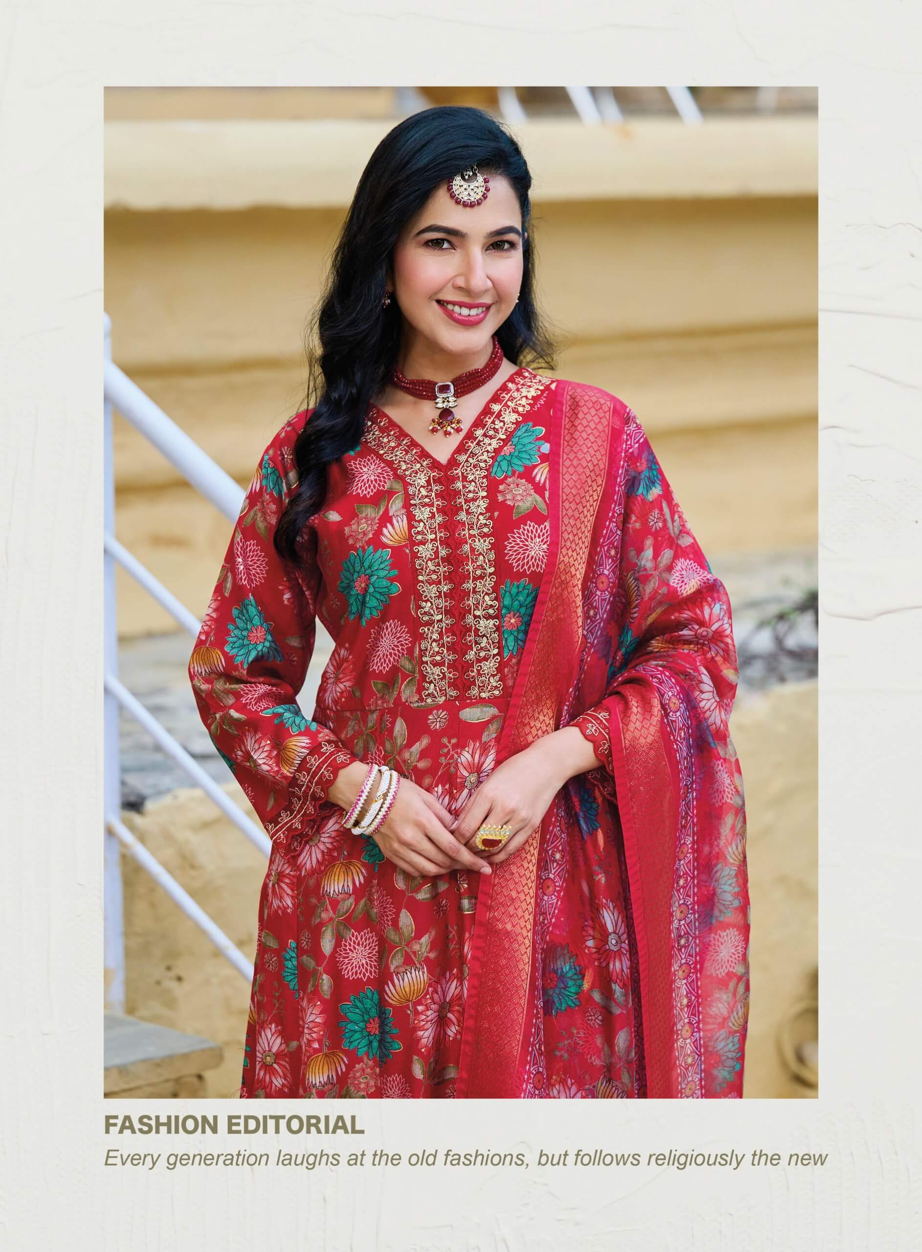 Radhika Lifestyle Takshvi Printed Salwar Kameez Catalog collection 9