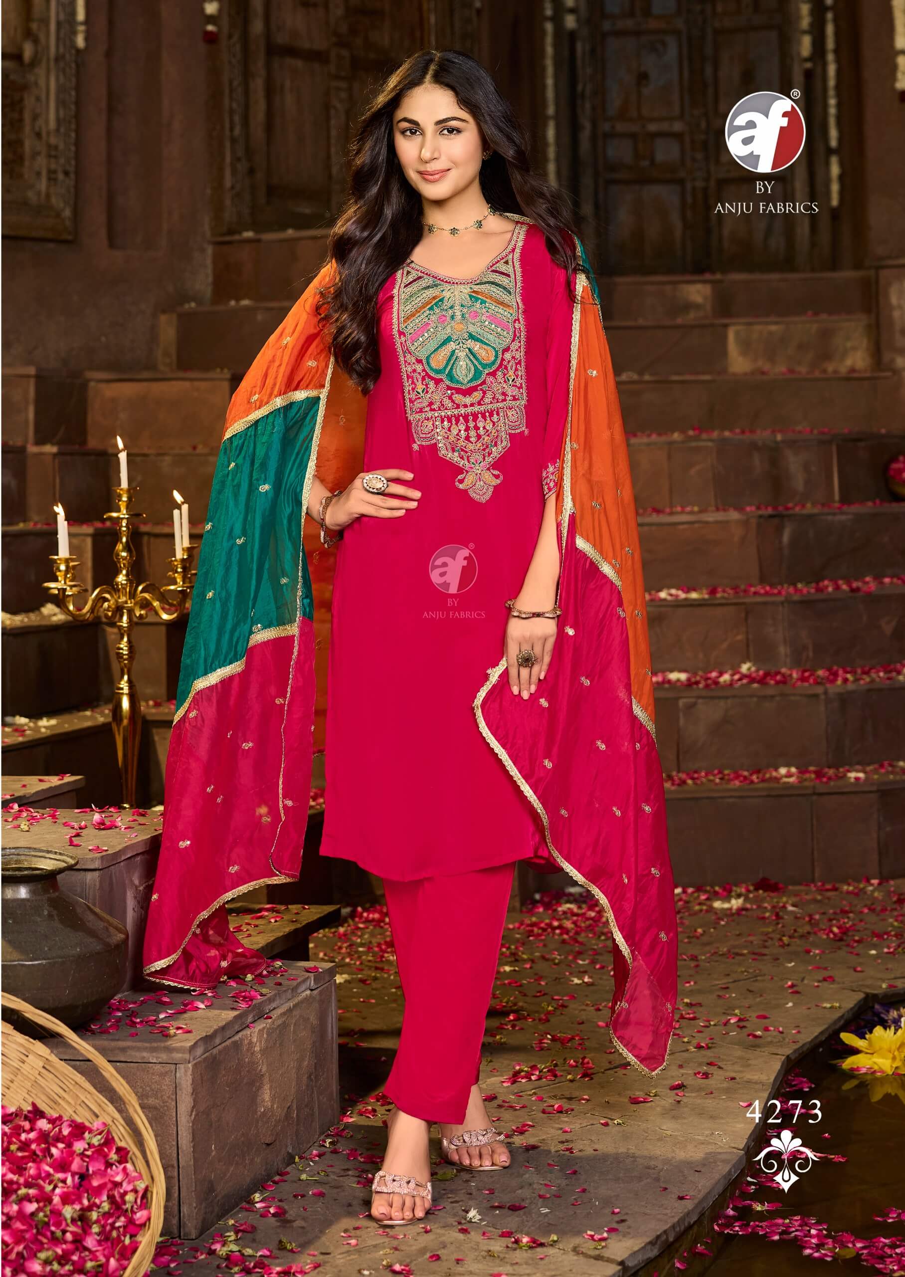 Anju Fabrics Raj Kothi Vol 2 Readymade Dress Catalog collection 9