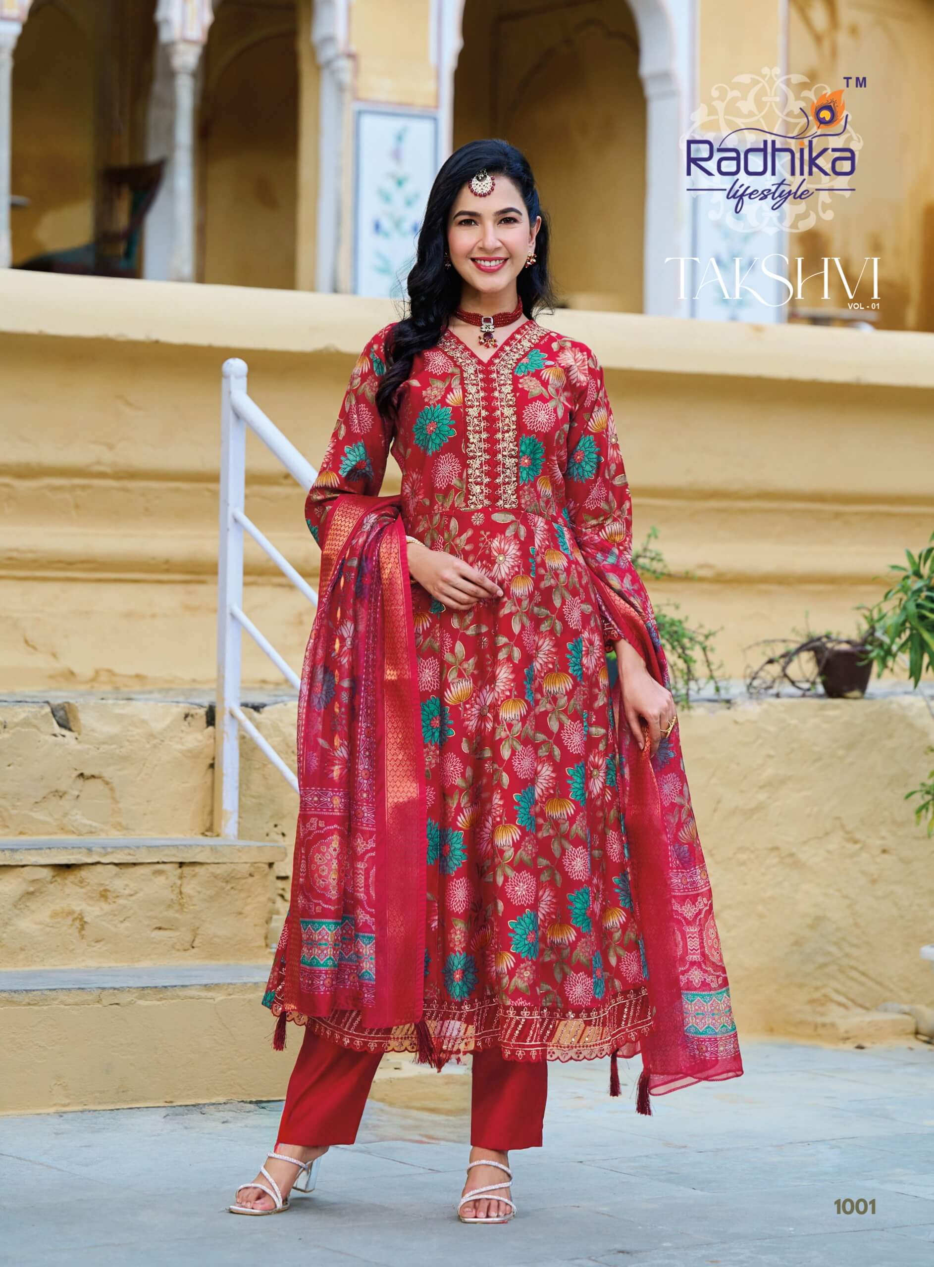 Radhika Lifestyle Takshvi Printed Salwar Kameez Catalog collection 8