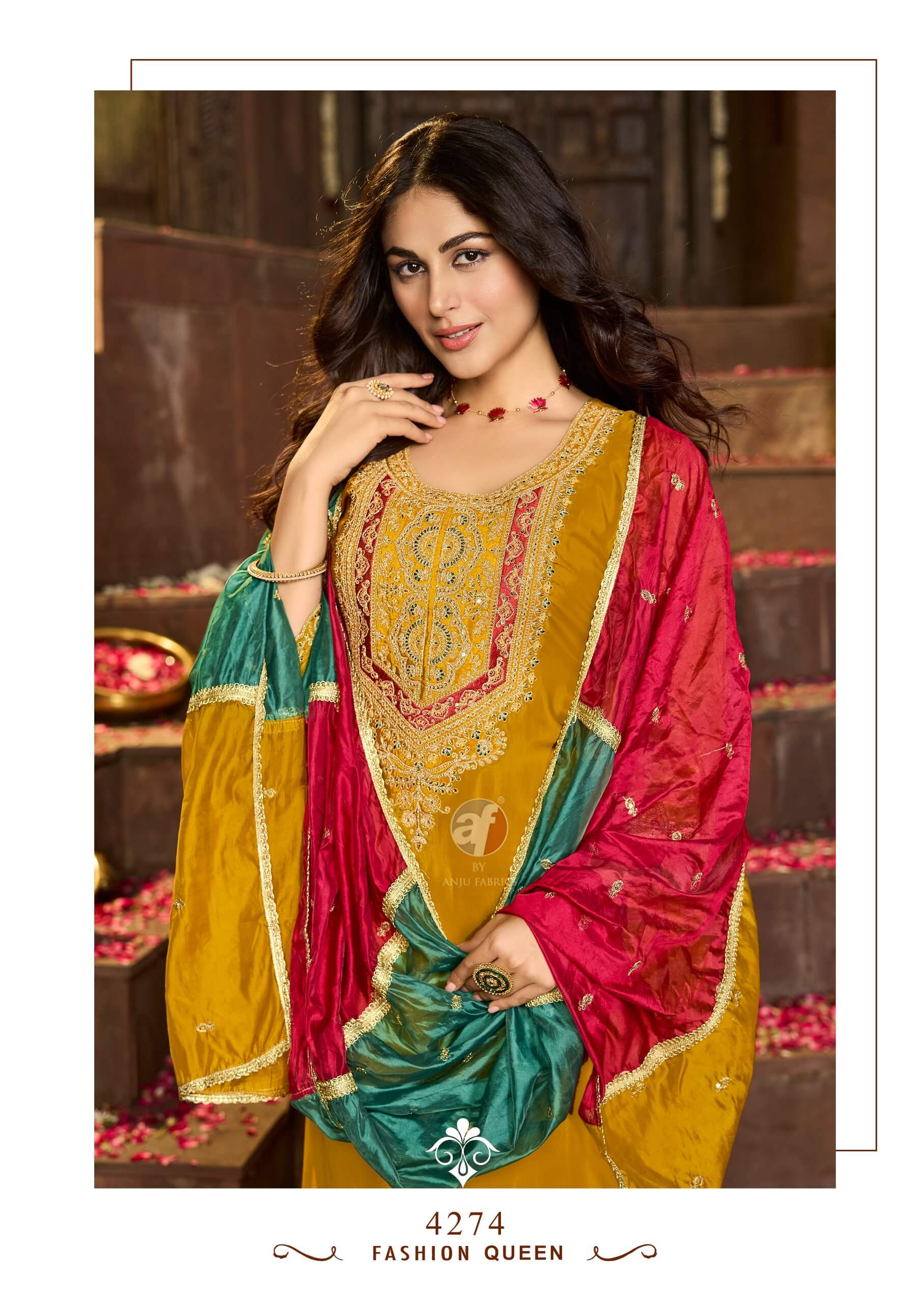 Anju Fabrics Raj Kothi Vol 2 Readymade Dress Catalog collection 8