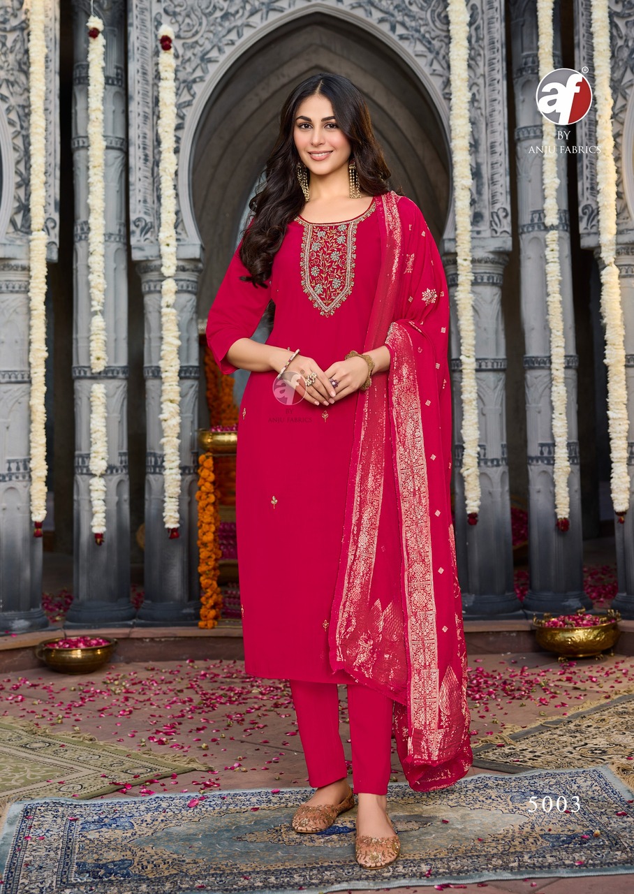 Anju Fabrics Vastra Vol 6 Readymade Dress Catalog collection 1