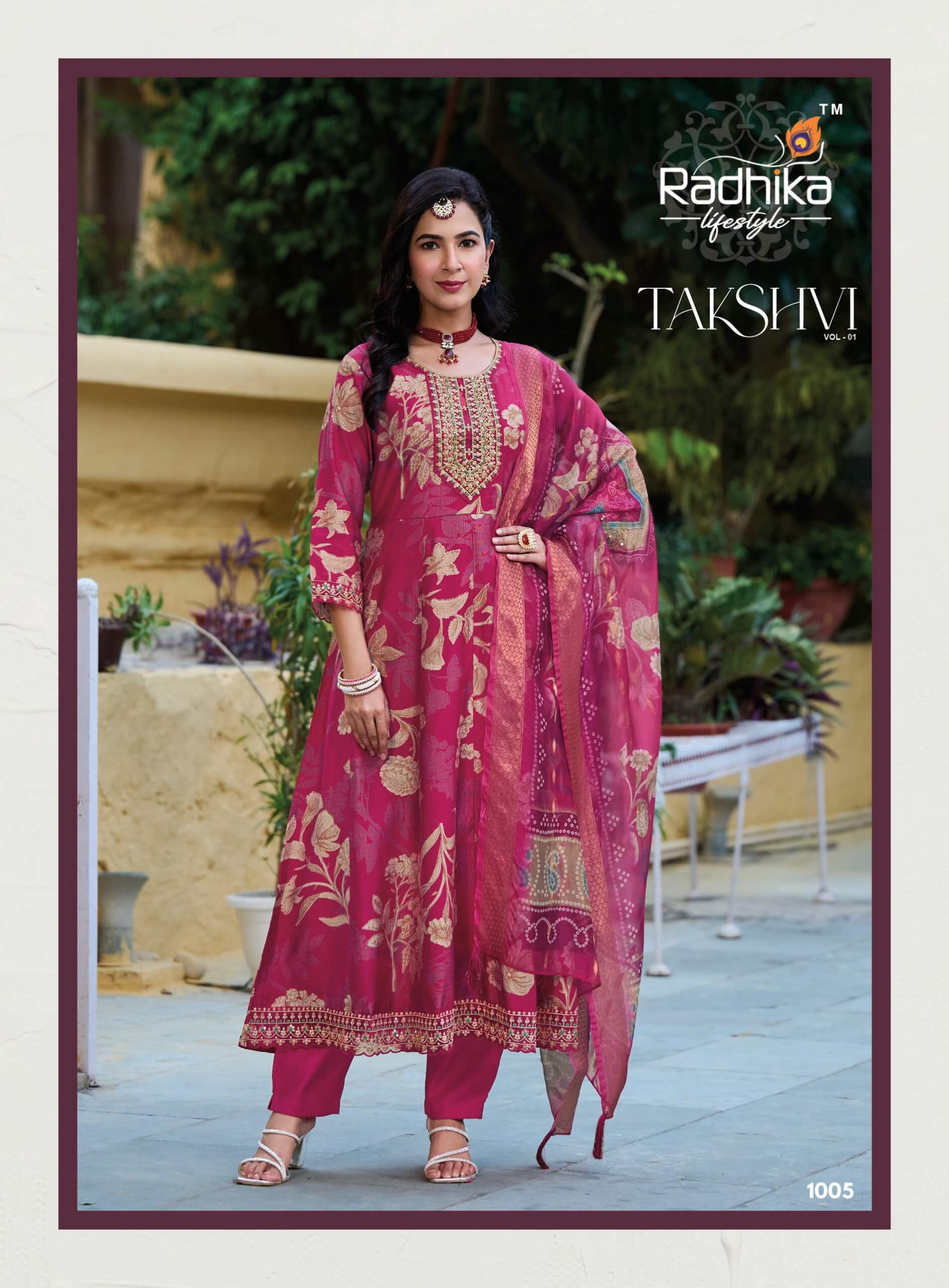 Radhika Lifestyle Takshvi Printed Salwar Kameez Catalog collection 1
