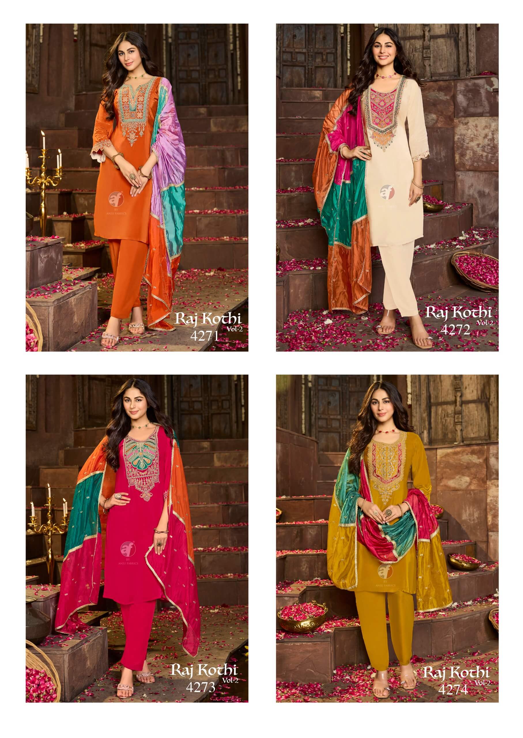 Anju Fabrics Raj Kothi Vol 2 Readymade Dress Catalog collection 2