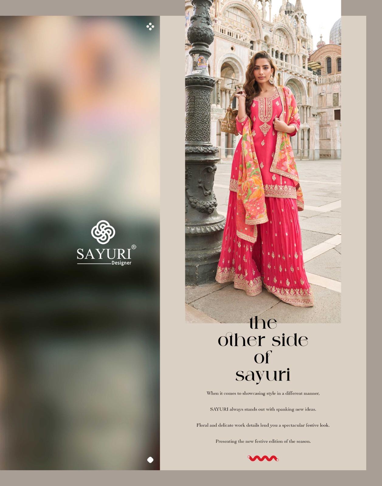 Sayuri Designer Taj Designer Salwar Suits Catalog collection 13