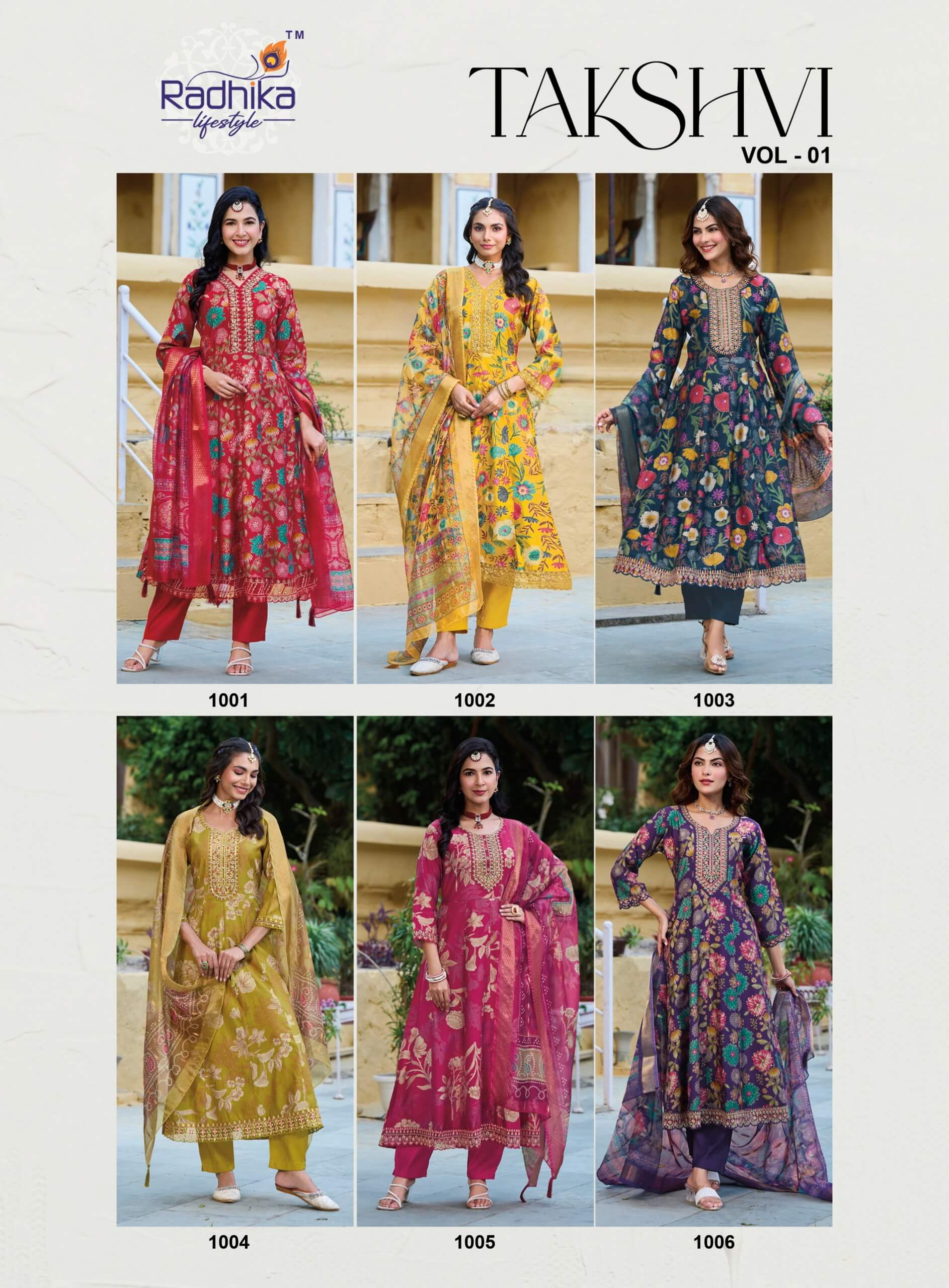 Radhika Lifestyle Takshvi Printed Salwar Kameez Catalog collection 13