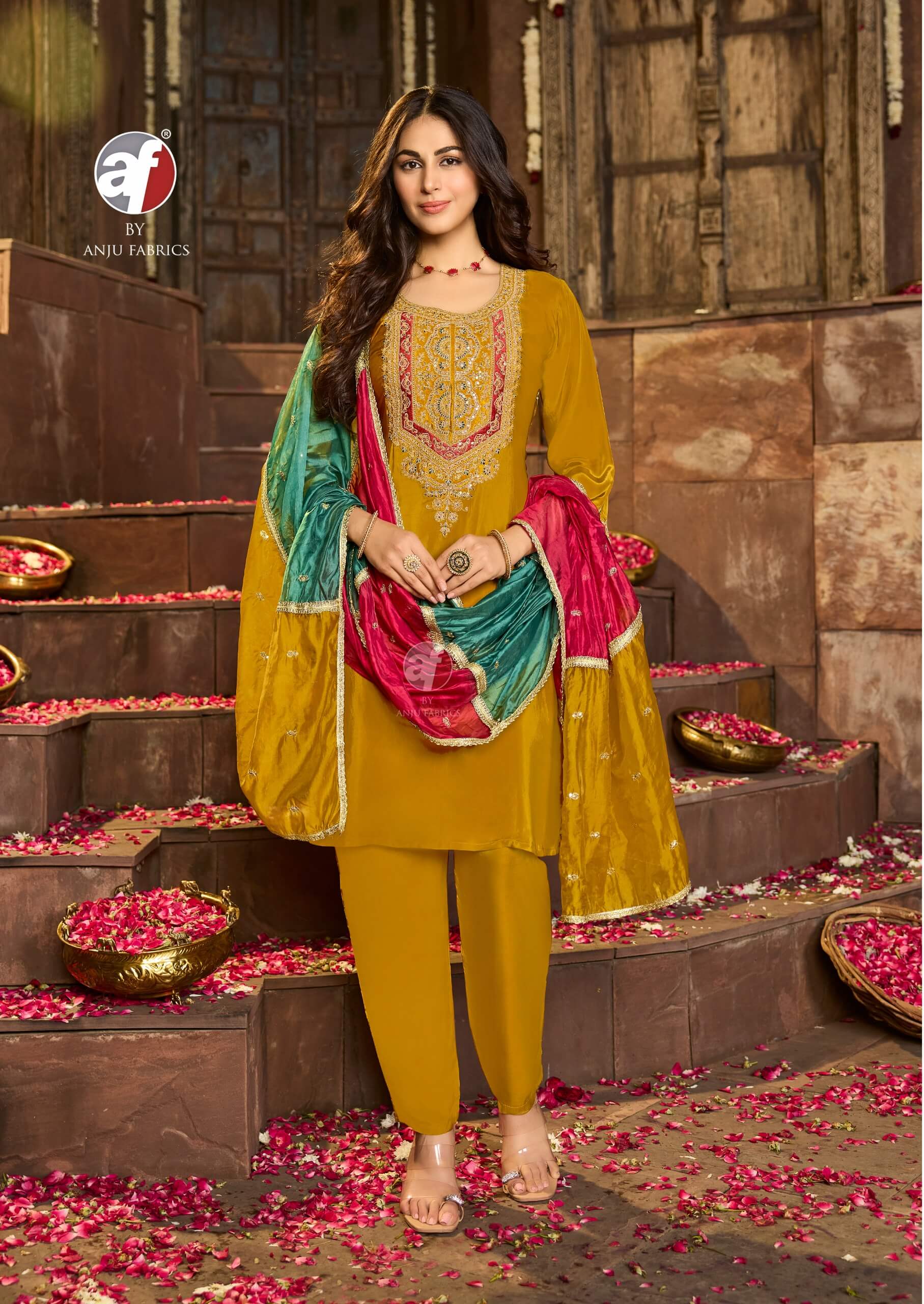 Anju Fabrics Raj Kothi Vol 2 Readymade Dress Catalog collection 7