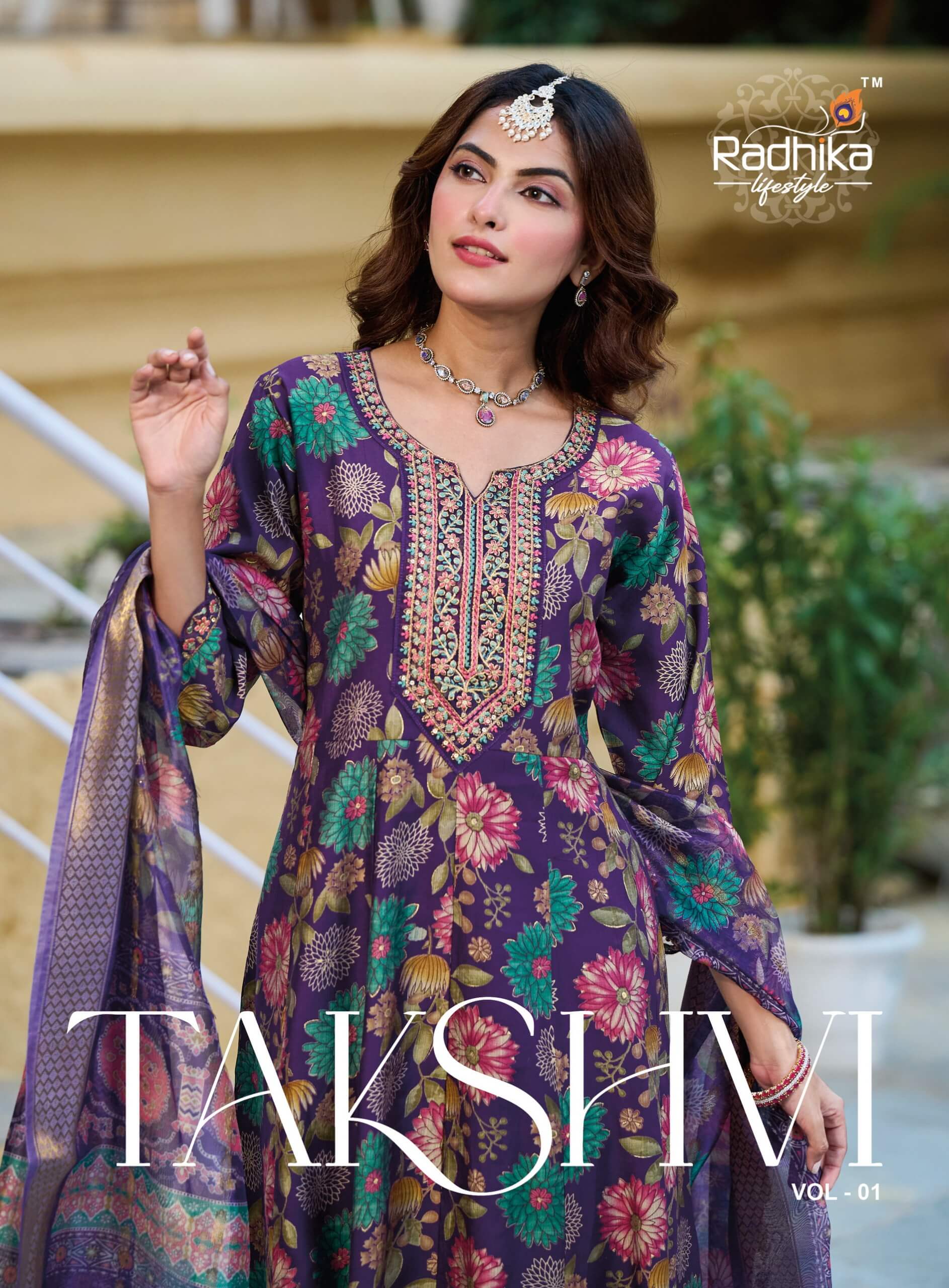 Radhika Lifestyle Takshvi Printed Salwar Kameez Catalog collection 11