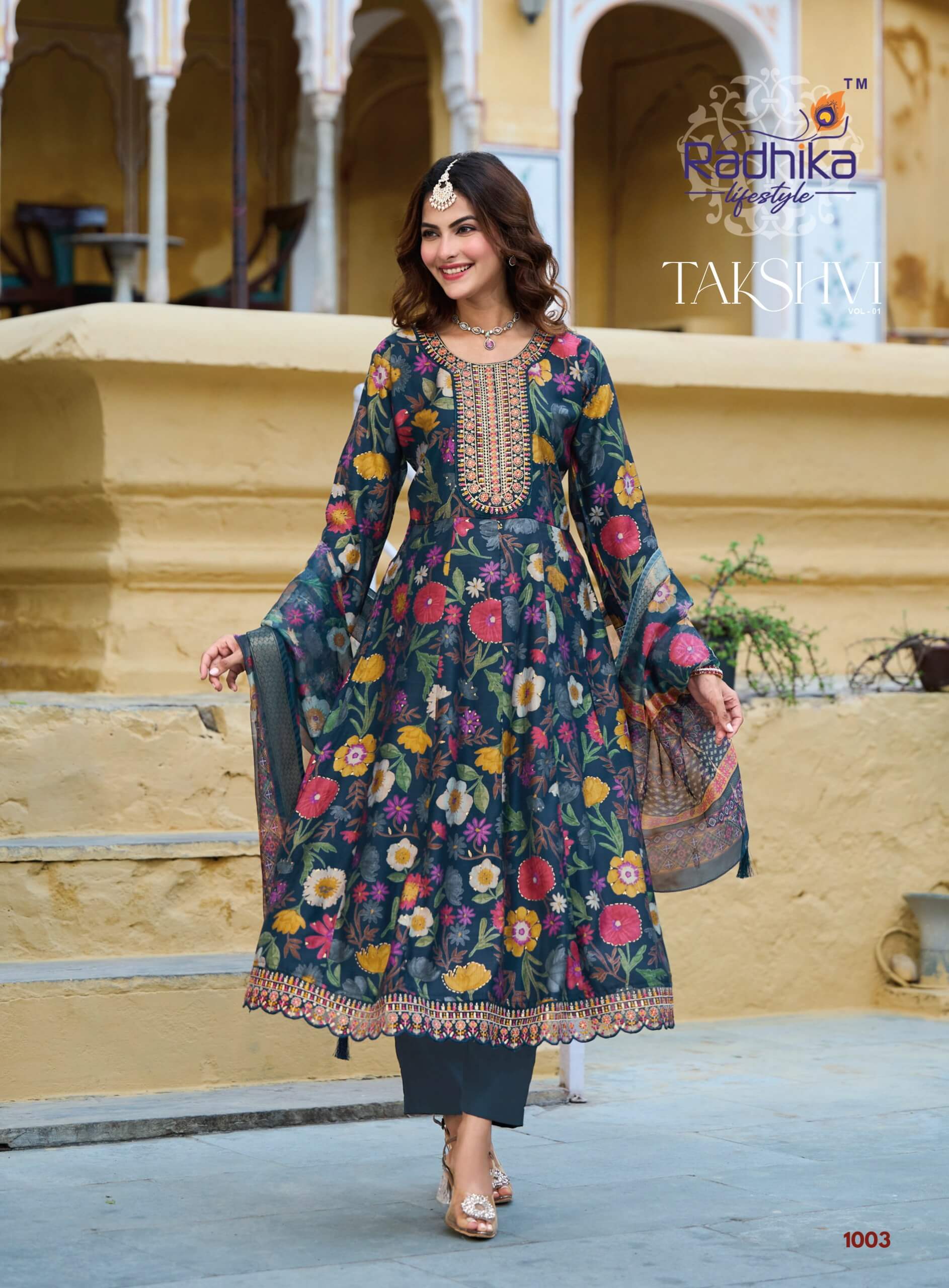 Radhika Lifestyle Takshvi Printed Salwar Kameez Catalog collection 5