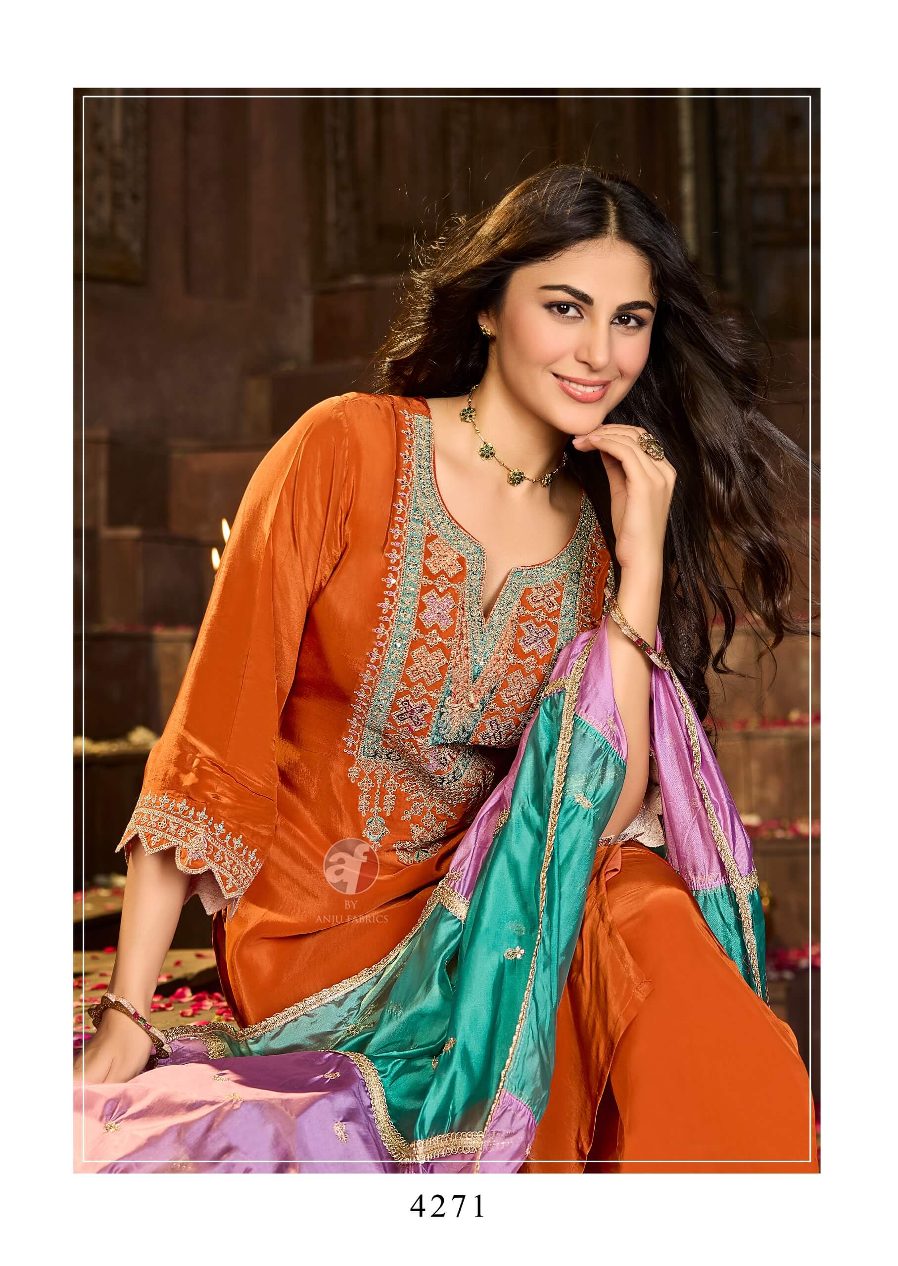 Anju Fabrics Raj Kothi Vol 2 Readymade Dress Catalog collection 3
