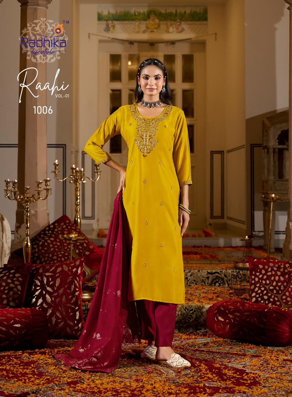 Radhika Lifestyle Raahi Readymade Dress Catalog collection 8