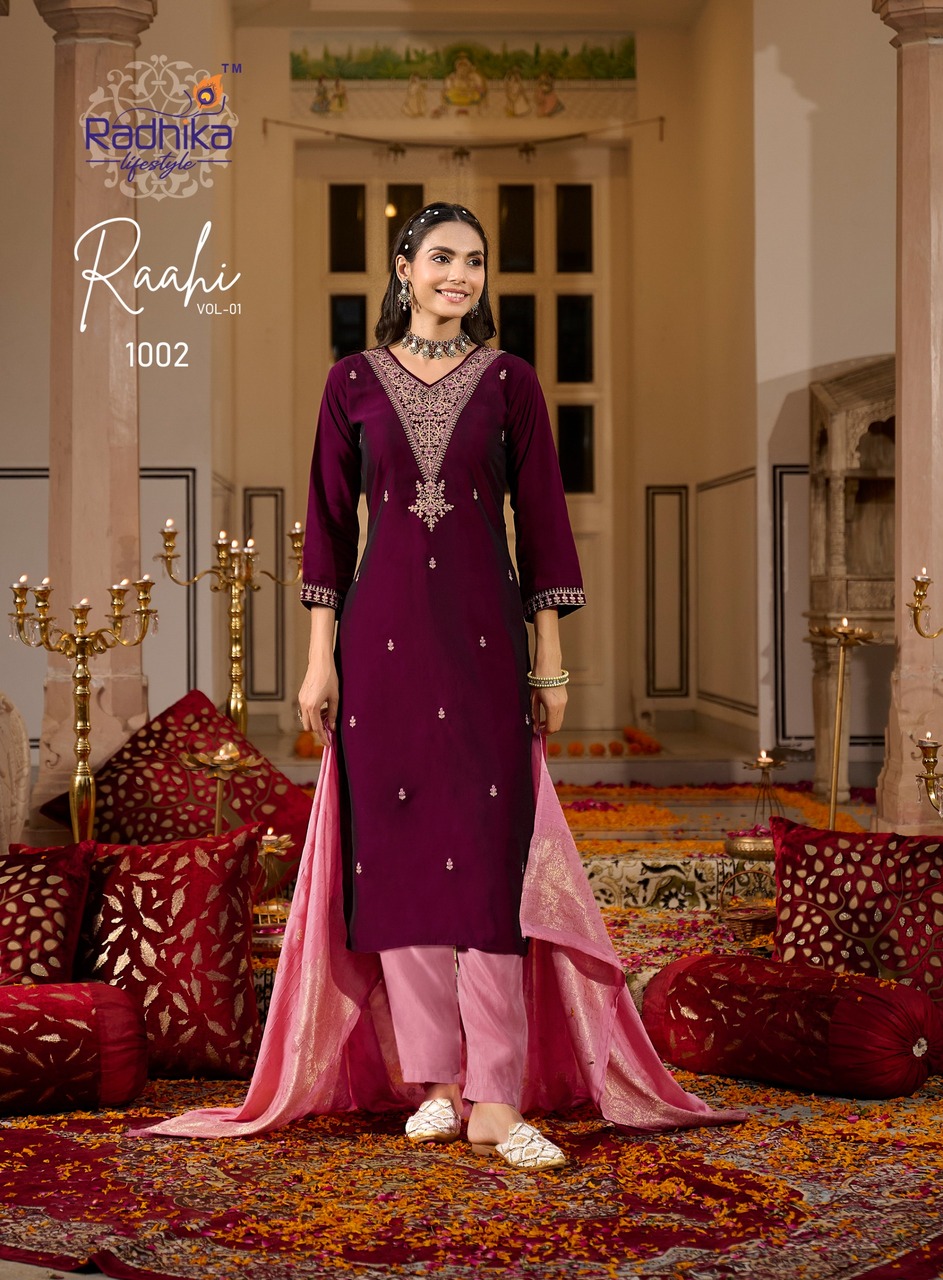 Radhika Lifestyle Raahi Readymade Dress Catalog collection 16