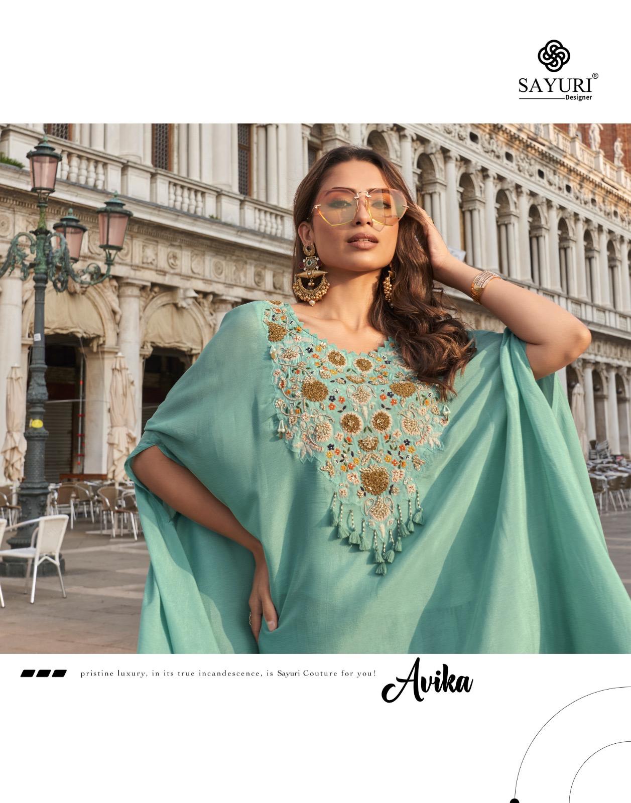 Sayuri Designer Avika Wedding Party Salwar Suits Catalog collection 9