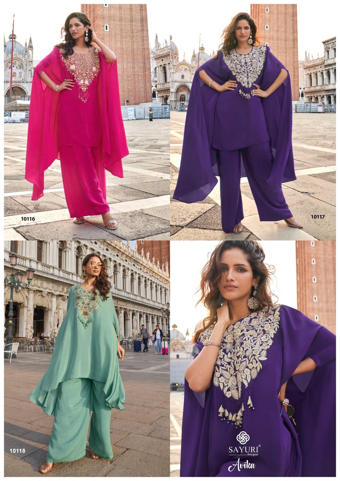 Sayuri Designer Avika Wedding Party Salwar Suits Catalog collection 13