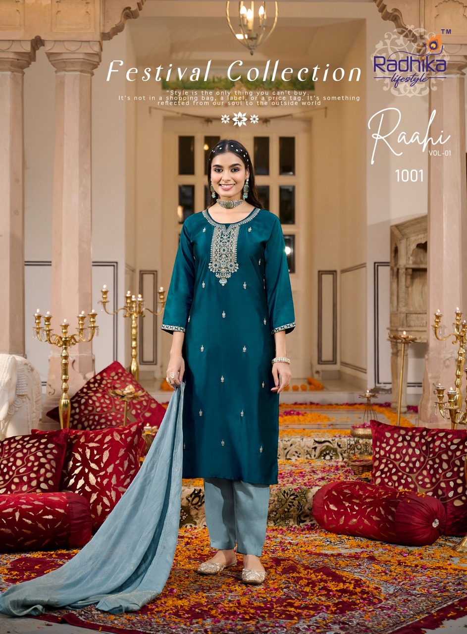 Radhika Lifestyle Raahi Readymade Dress Catalog collection 17