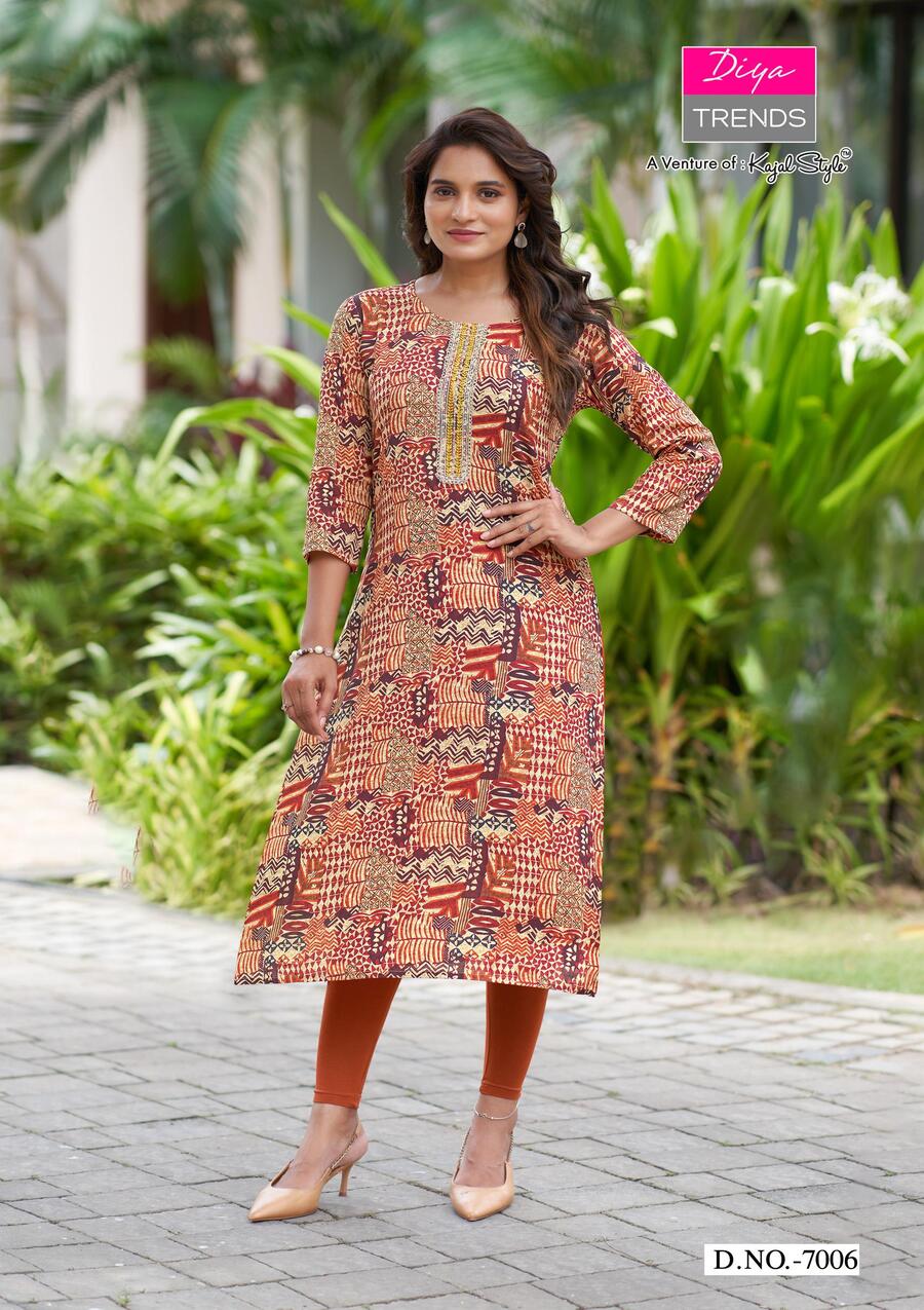 Diya Trends Gardencity Vol 8 Kurtis Below 300 Catalog collection 11