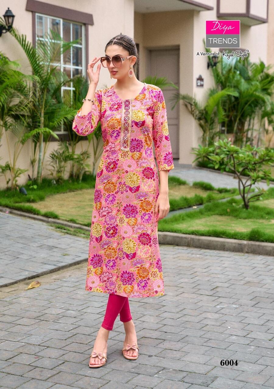 Diya Trends Gardencity Vol 8 Kurtis Below 300 Catalog collection 6