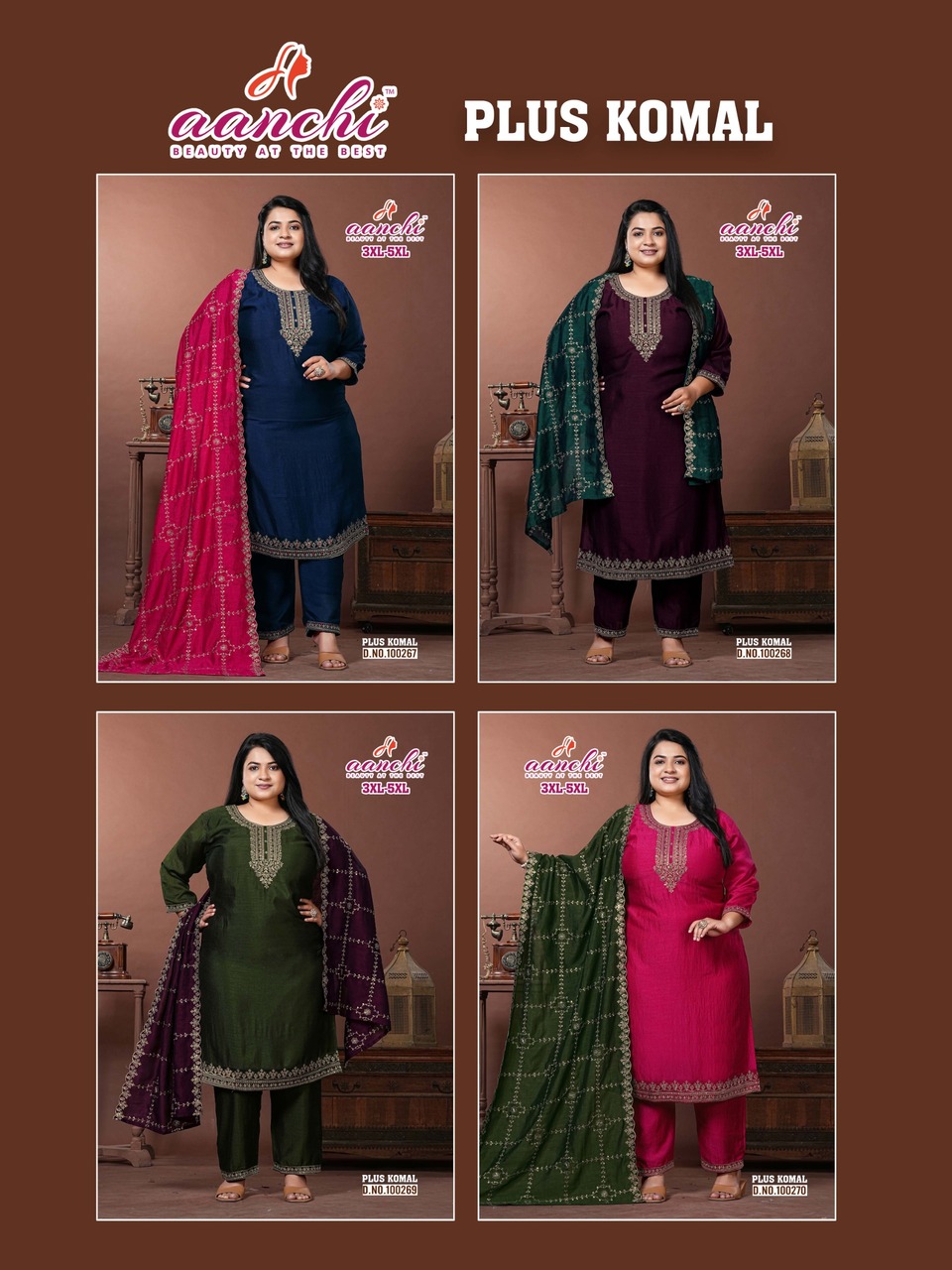 Aanchi Plus Komal Readymade Dress Size Set catalog 9 Aanchi Plus Komal Readymade Dress Size Set collection 9