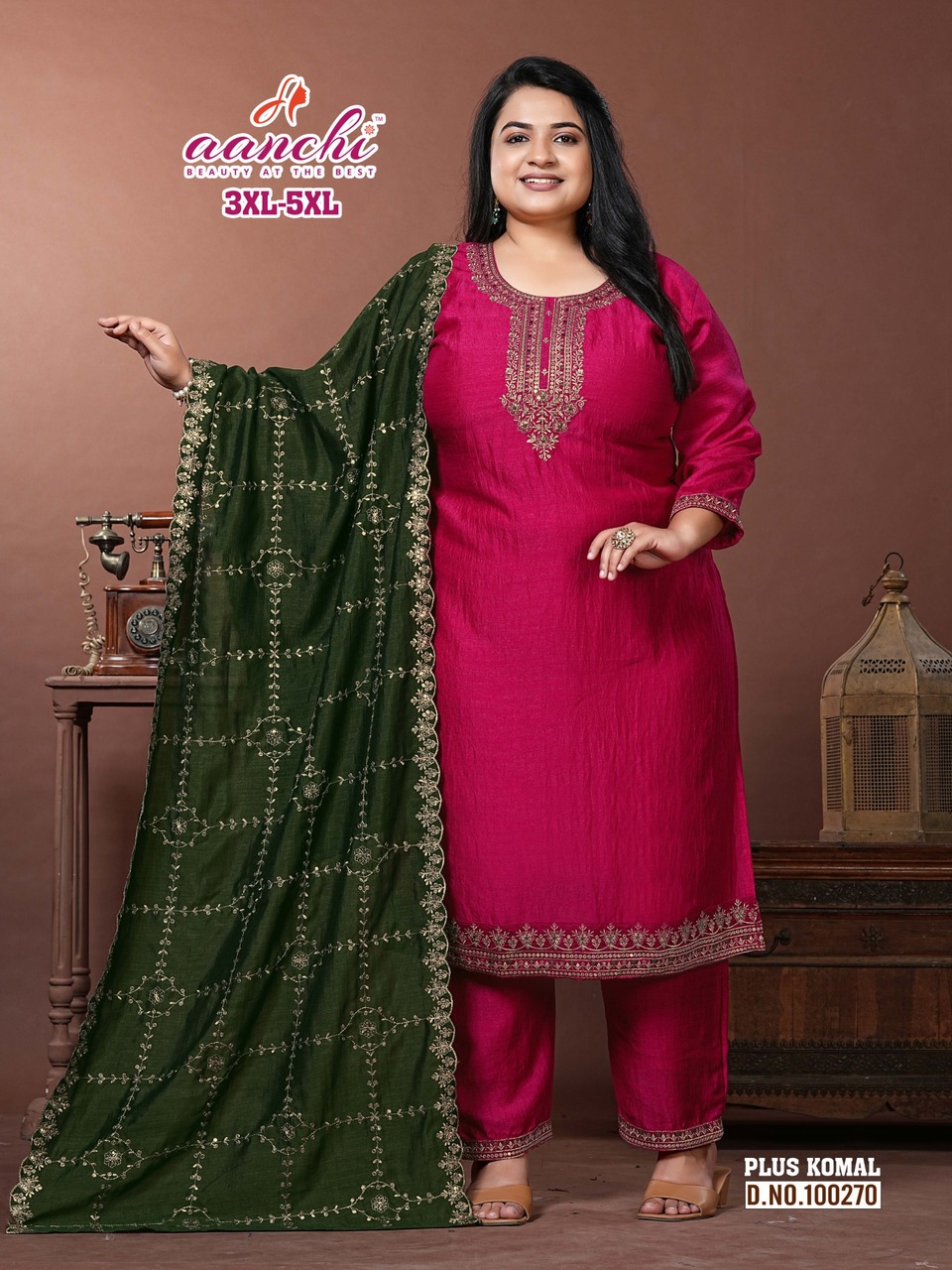 Aanchi Plus Komal Readymade Dress Size Set catalog 1 Aanchi Plus Komal Readymade Dress Size Set collection 1