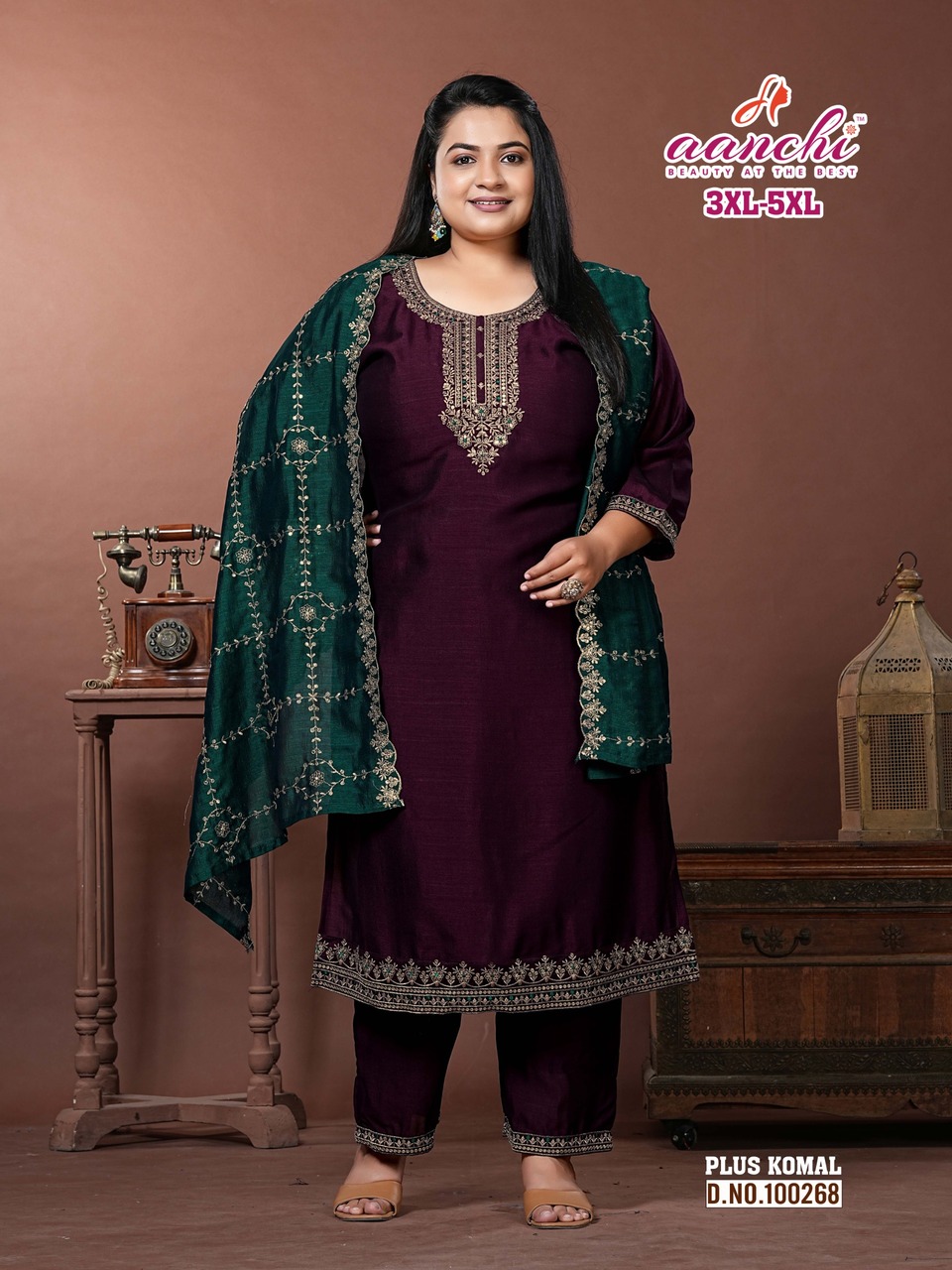 Aanchi Plus Komal Readymade Dress Size Set catalog 6 Aanchi Plus Komal Readymade Dress Size Set collection 6