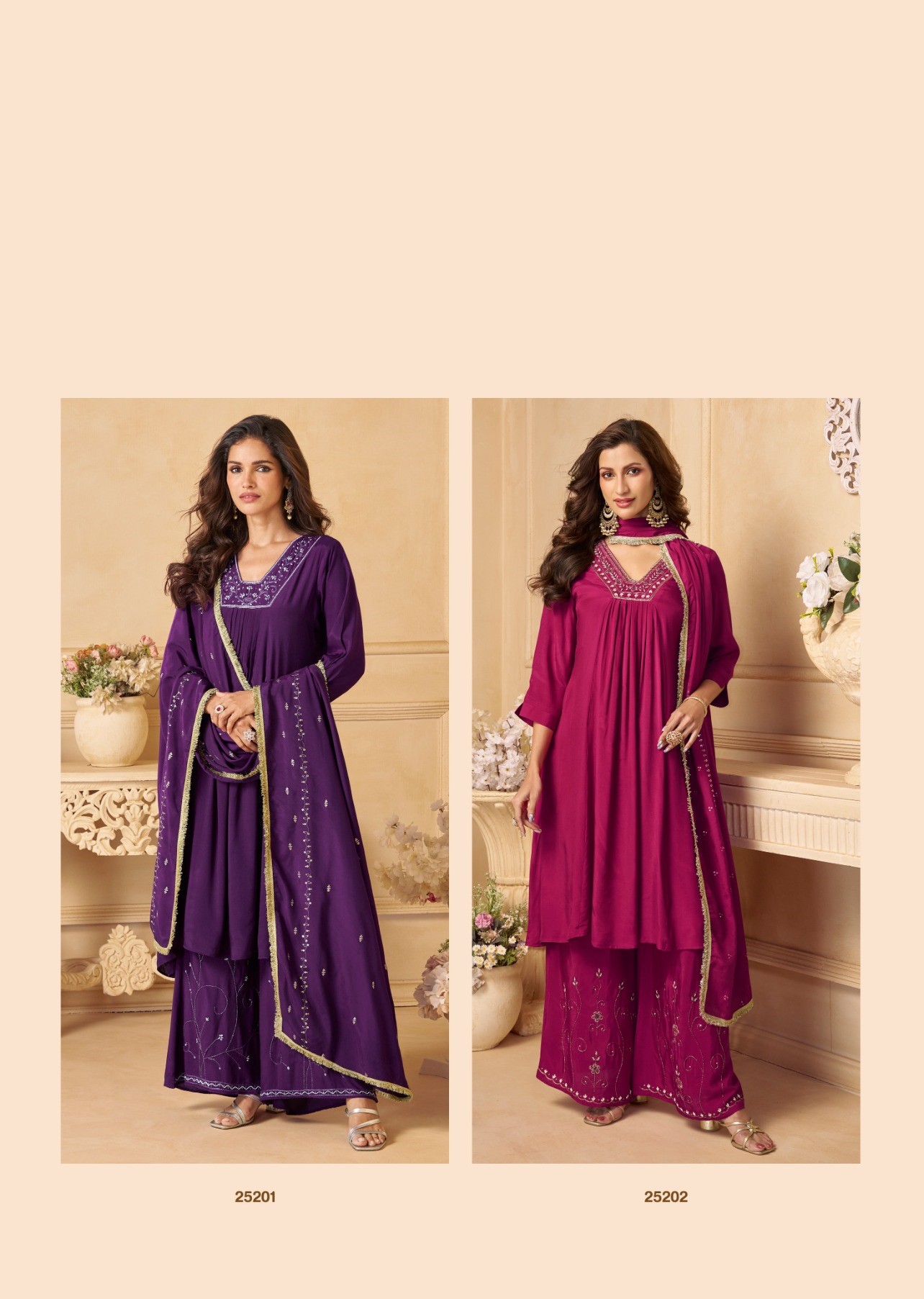 Lily Lali Ritika Kurti Palazzo Dupatta Set Catalog collection 4