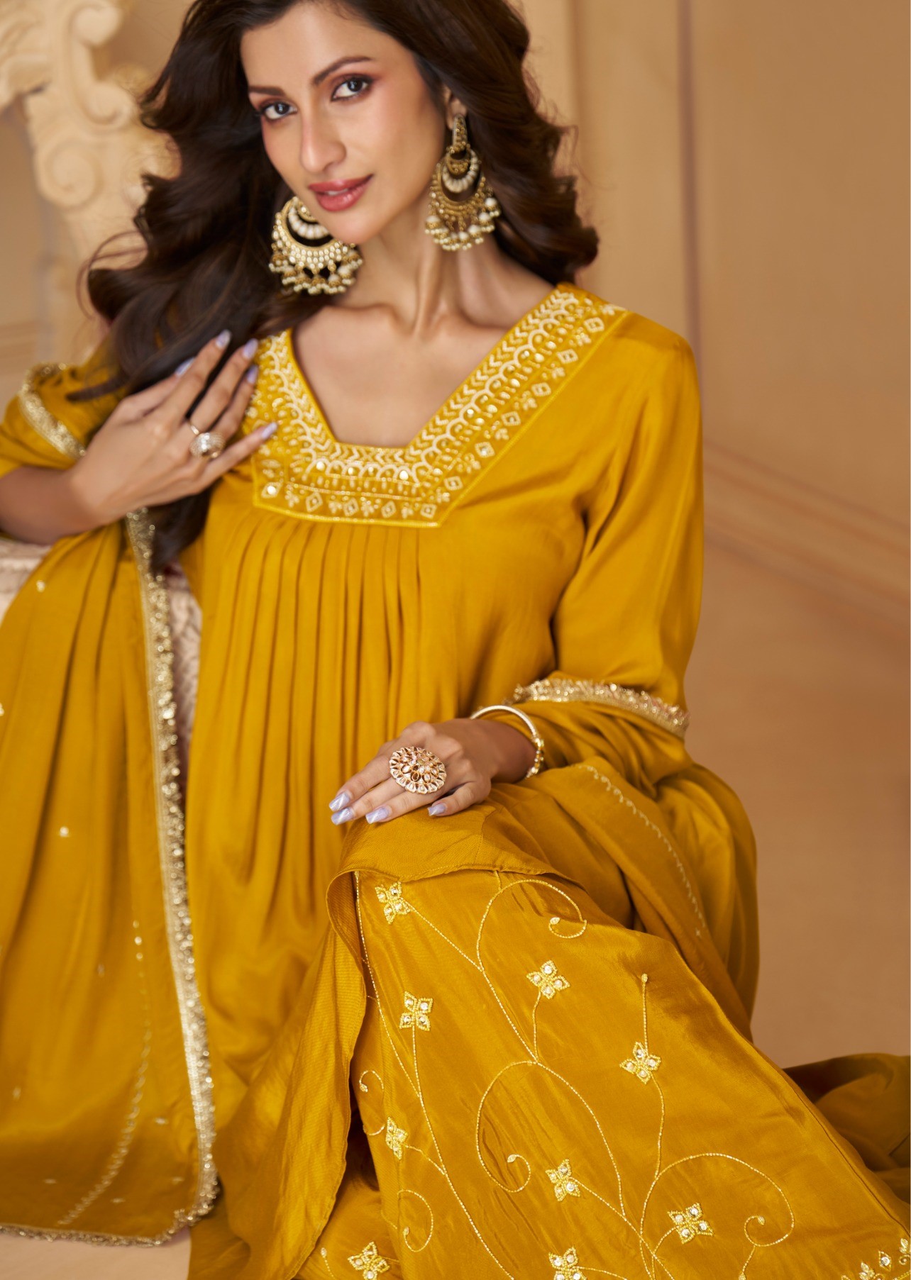 Lily Lali Ritika Kurti Palazzo Dupatta Set Catalog collection 6