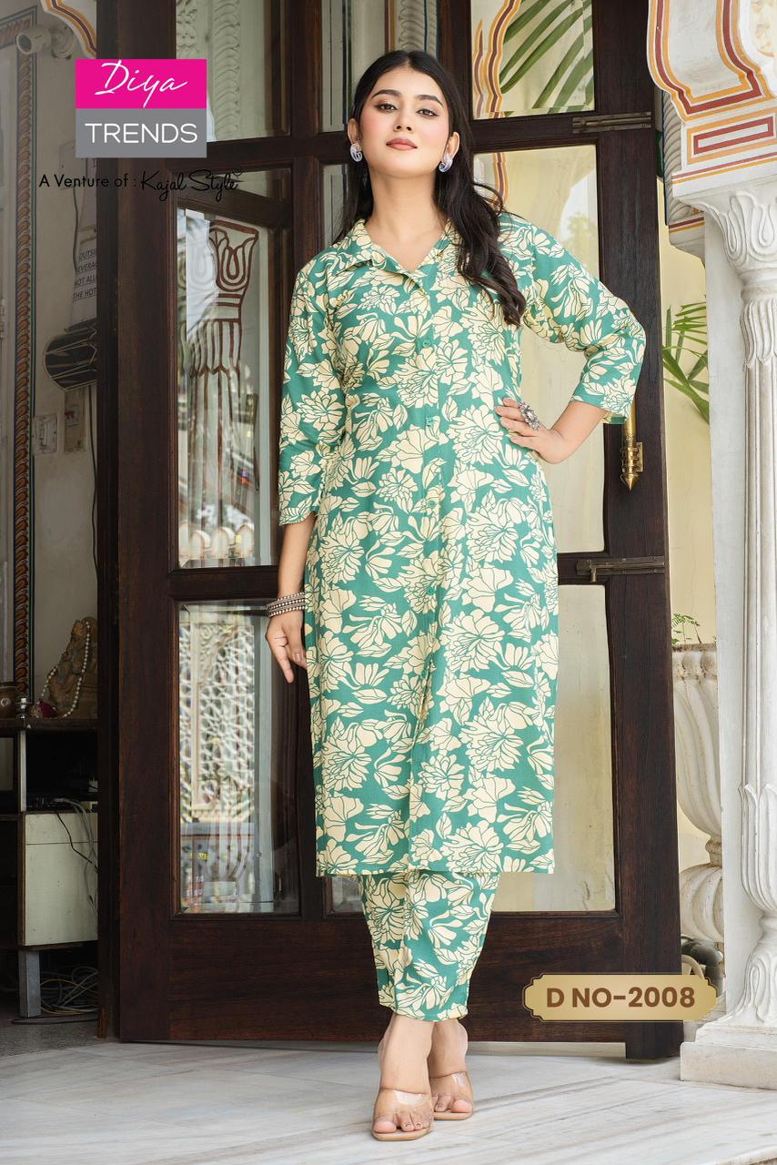 Diya Trends Kajal Style Co Ord Set Catalog collection 2