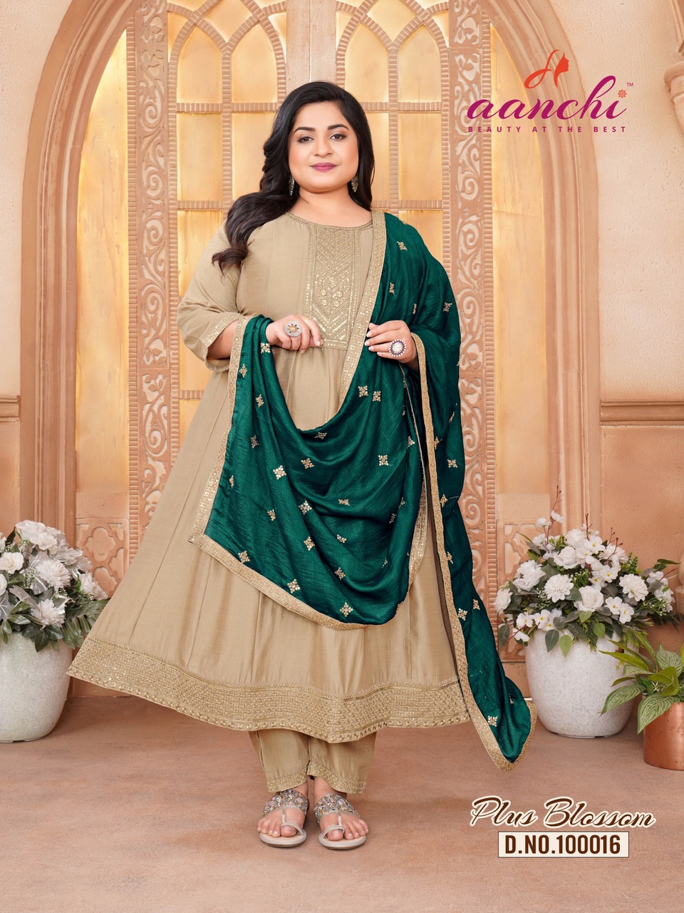 Aanchi Plus Blossom Readymade Dress Size Set collection 9