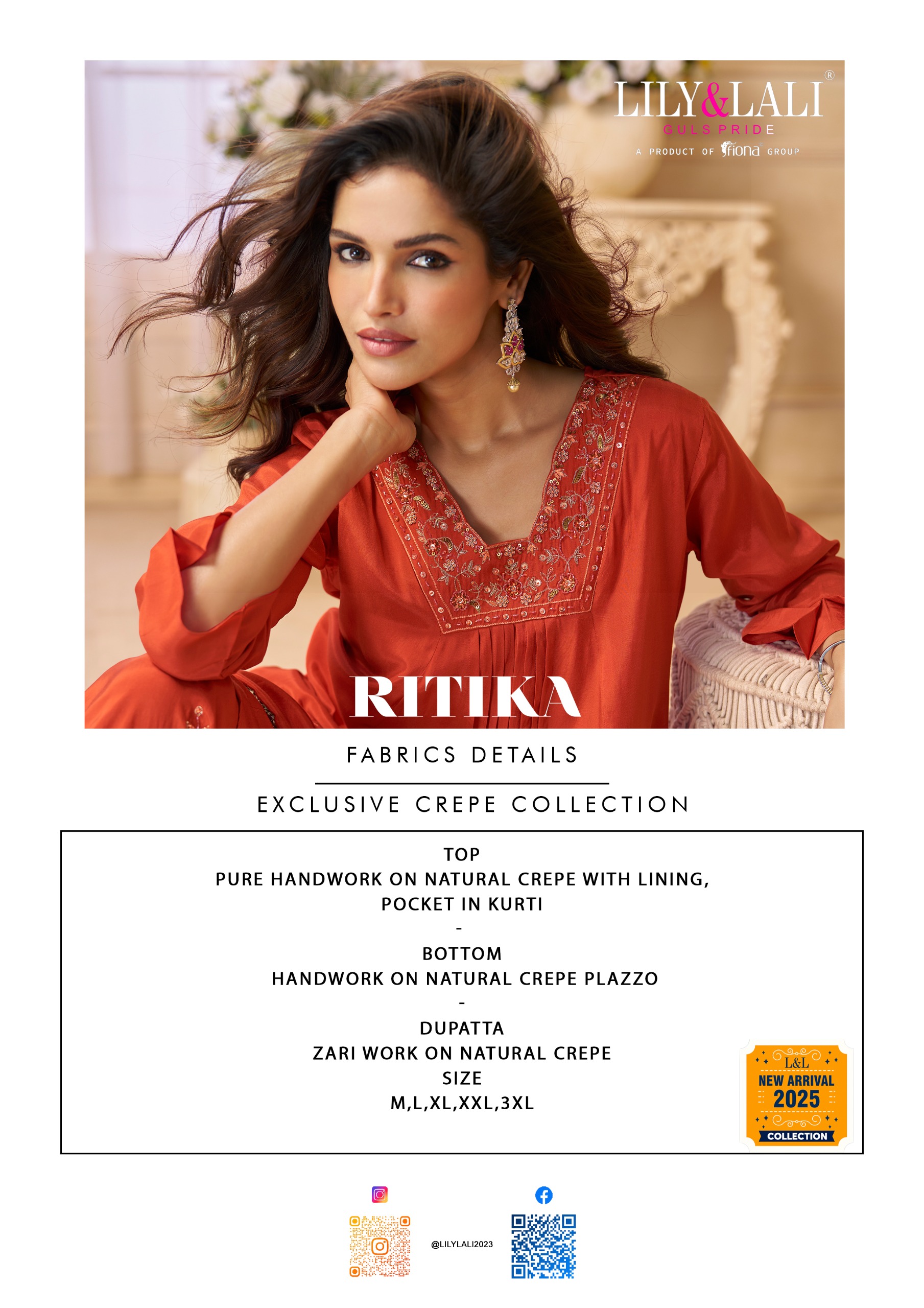 Lily Lali Ritika Kurti Palazzo Dupatta Set Catalog collection 11