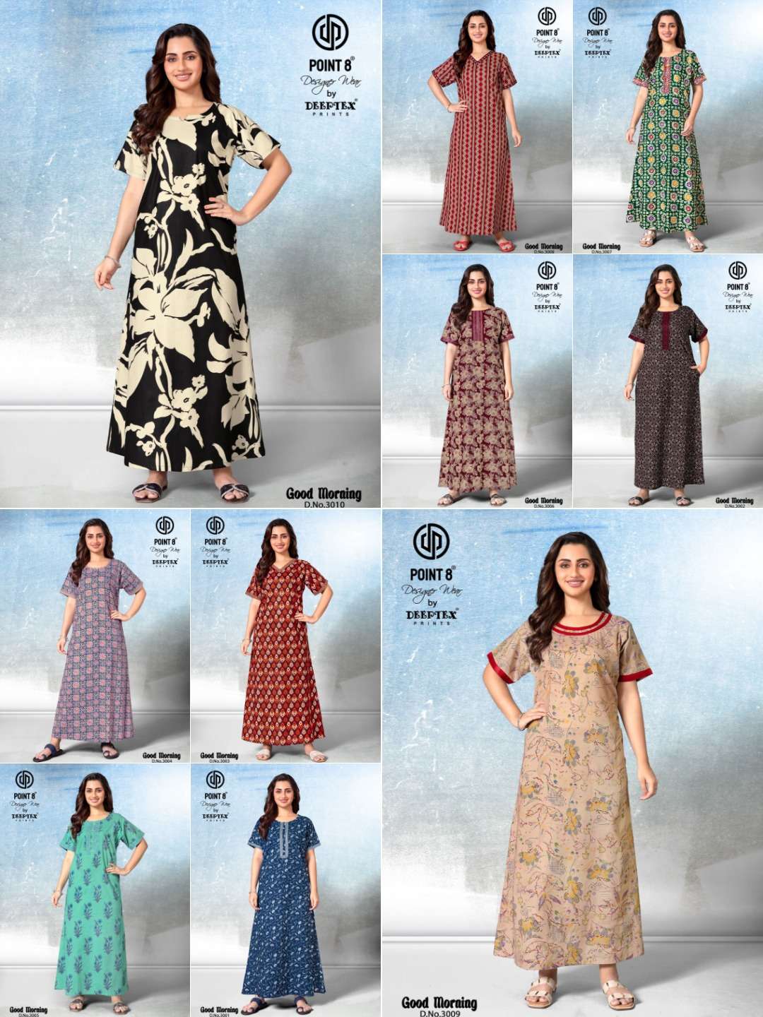 Deeptex Point 8 Good Morning Vol 3 Night Dress Catalog collection 4