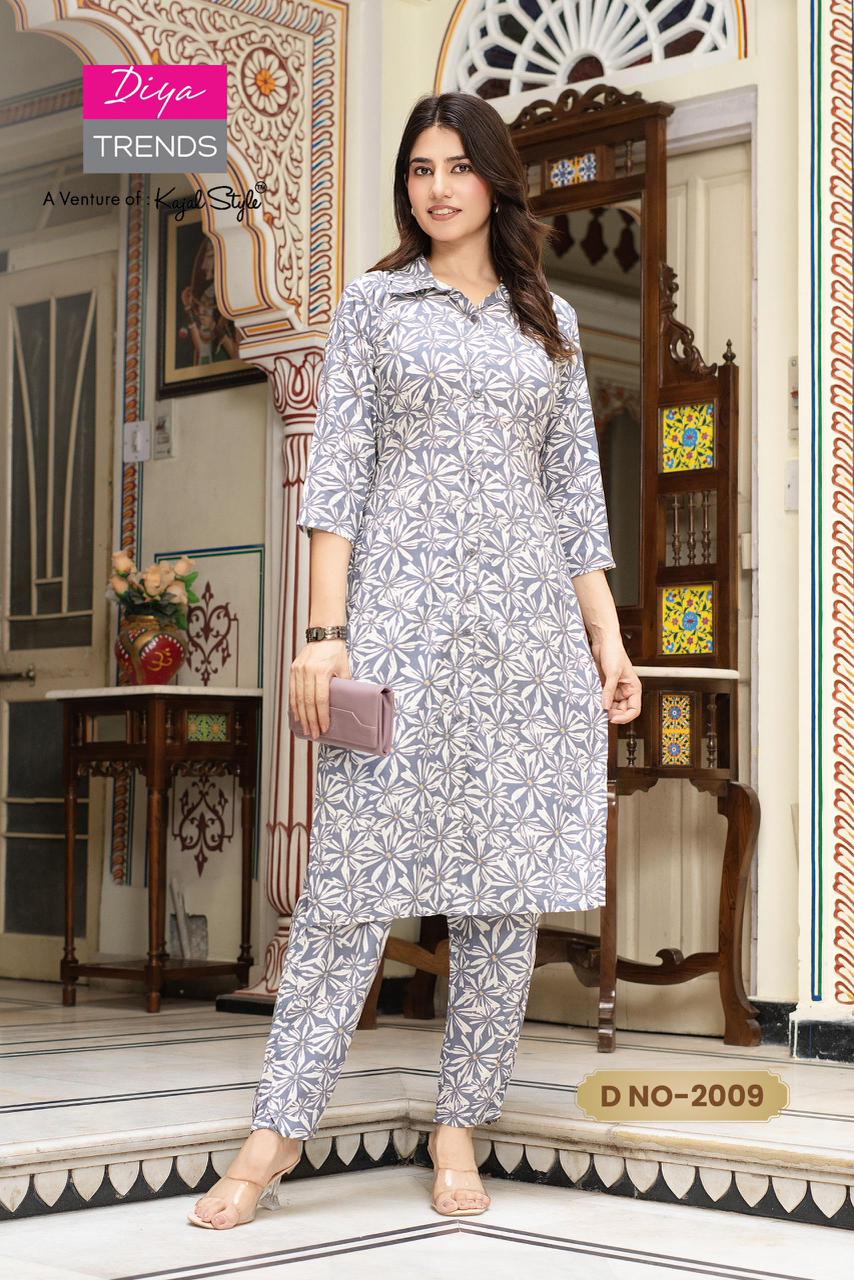 Diya Trends Kajal Style Co Ord Set Catalog collection 1