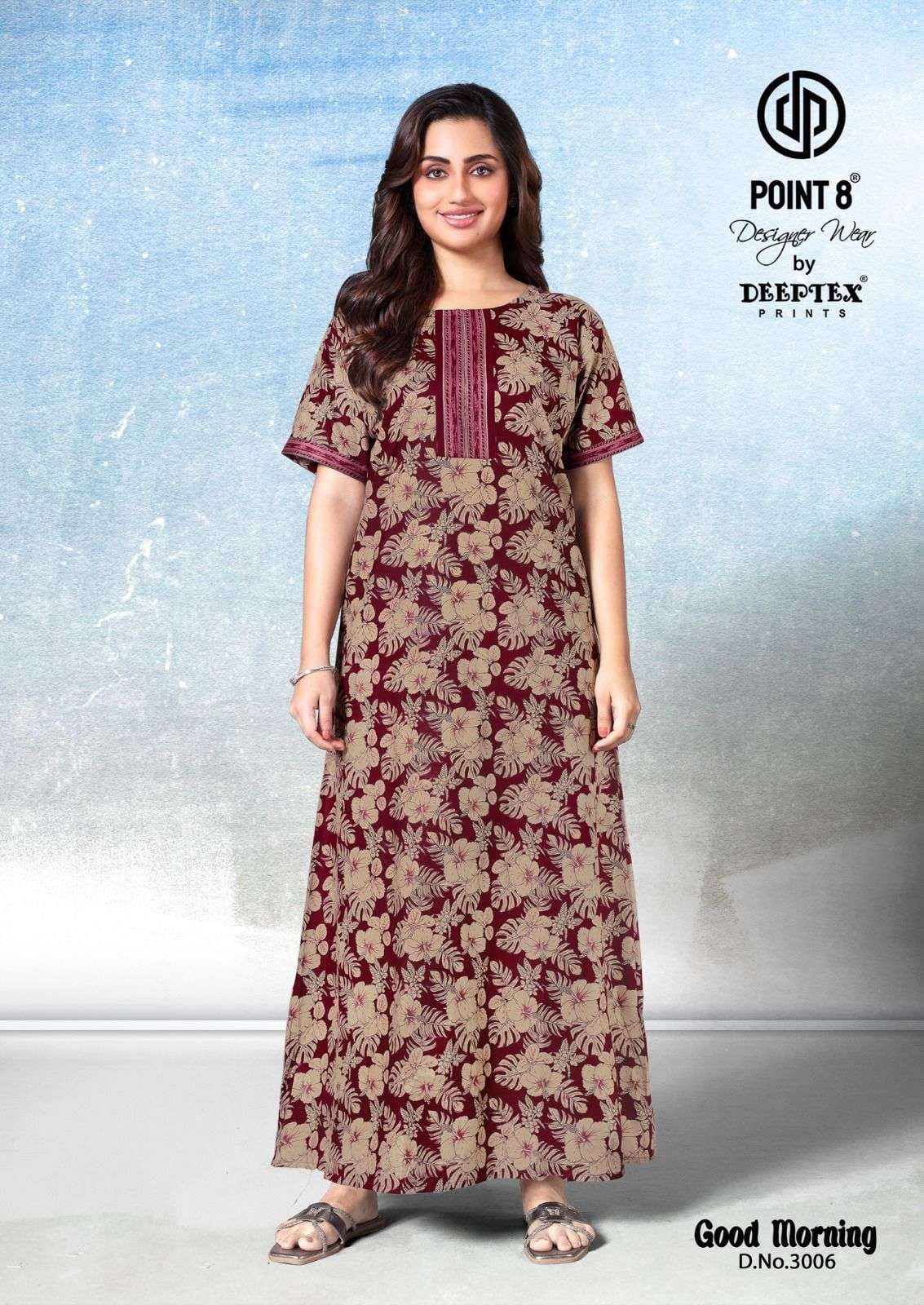 Deeptex Point 8 Good Morning Vol 3 Night Dress Catalog collection 8