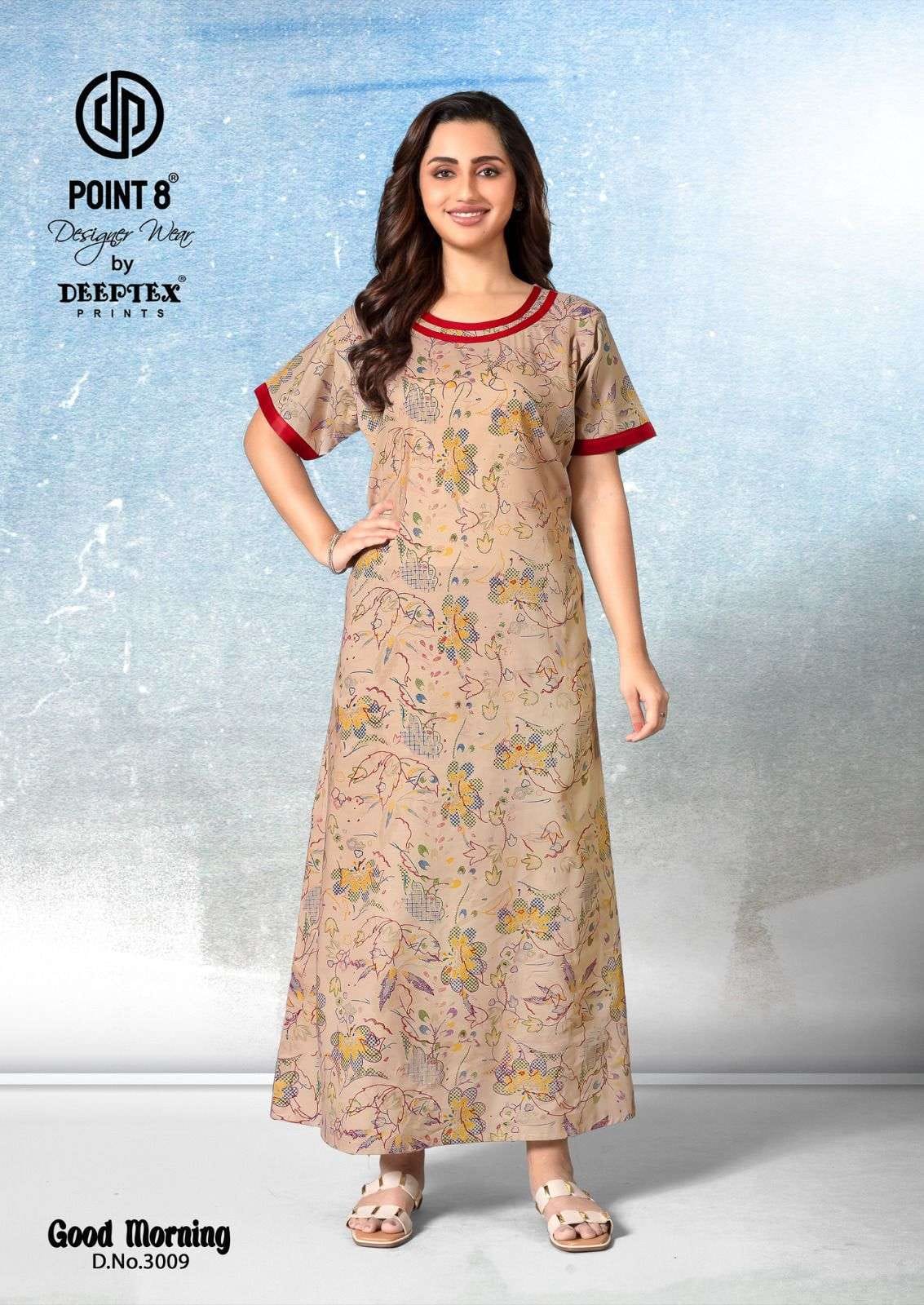 Deeptex Point 8 Good Morning Vol 3 Night Dress Catalog collection 7