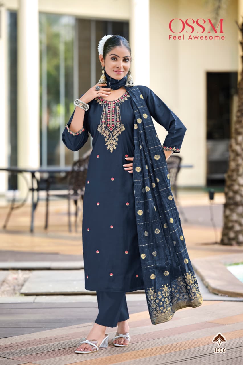 Ossm Heer Embroidery Salwar Kameez Catalog collection 3