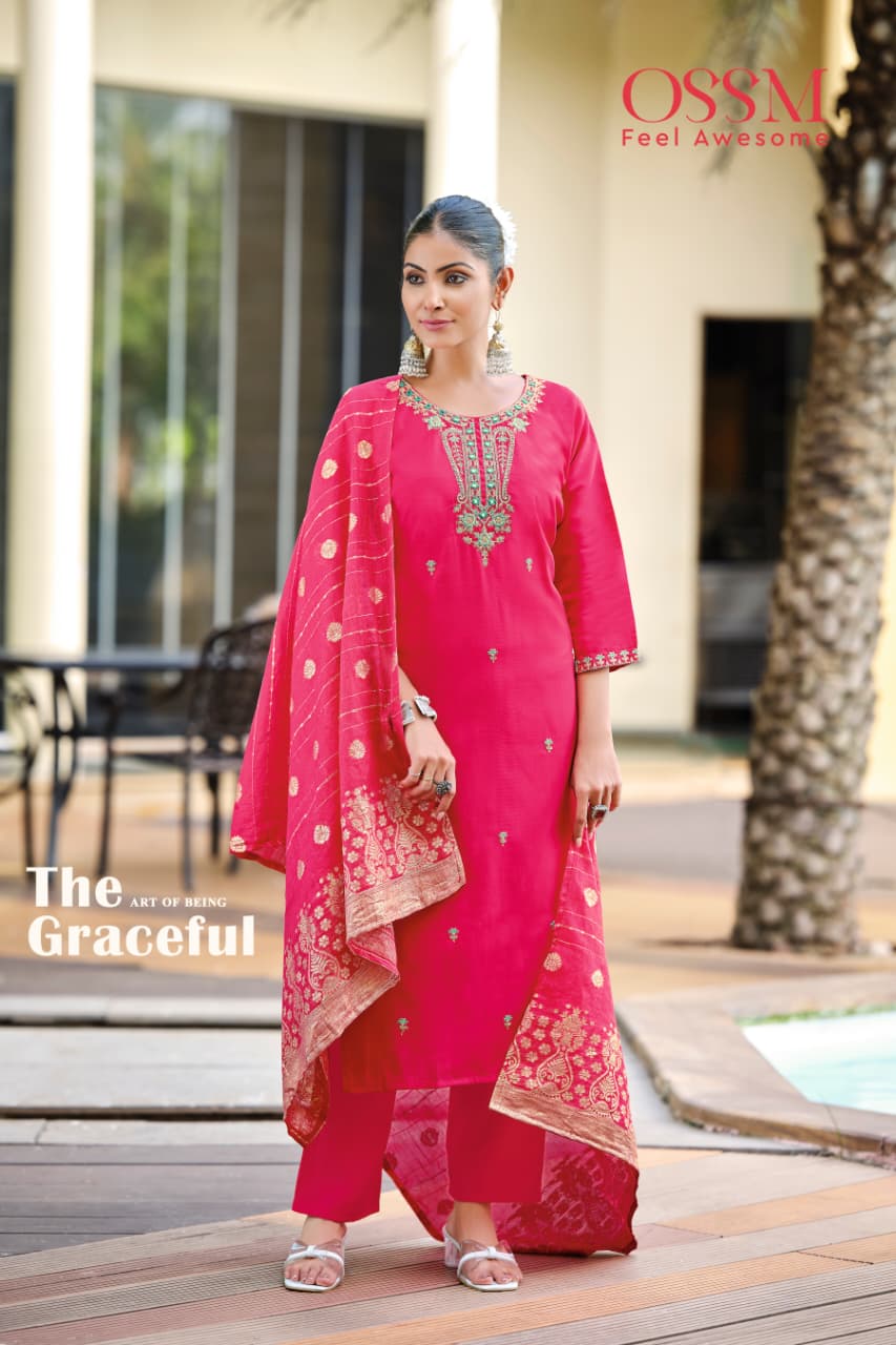 Ossm Heer Embroidery Salwar Kameez Catalog collection 2