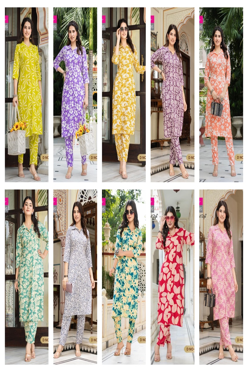 Diya Trends Kajal Style Co Ord Set Catalog collection 10