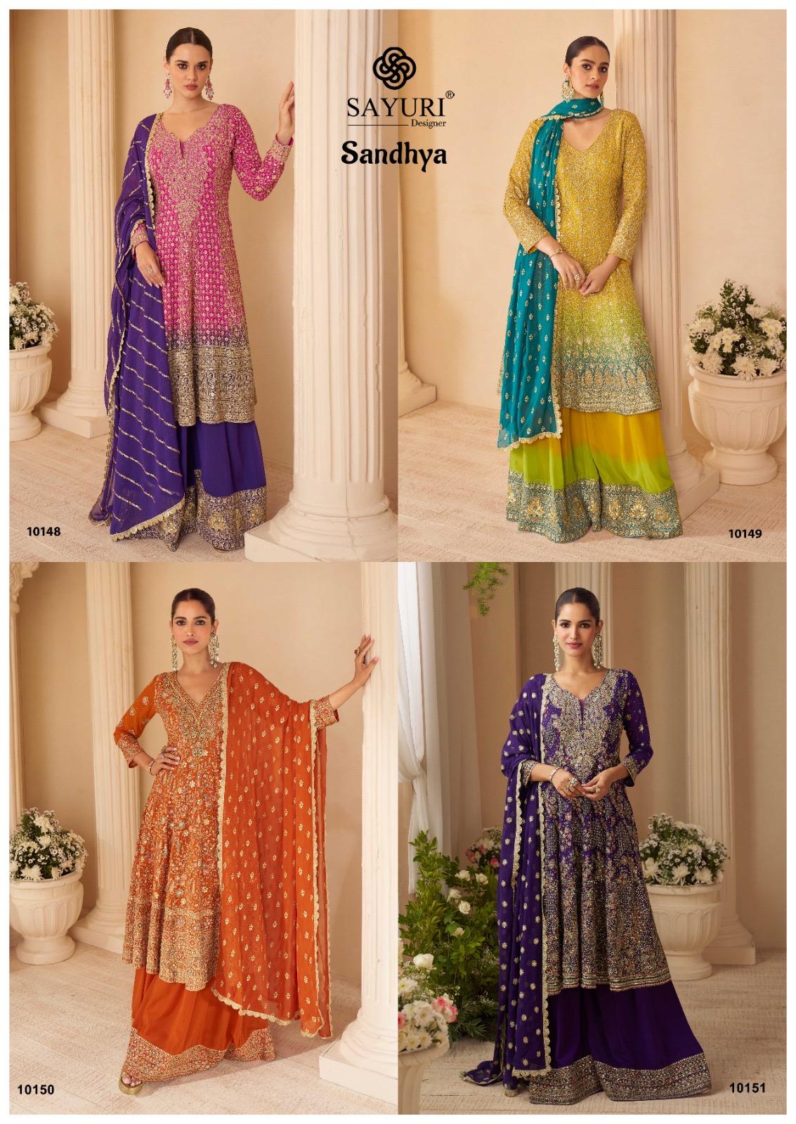 Sayuri Designer Sandhya Wedding Party Salwar Suits Catalog collection 1