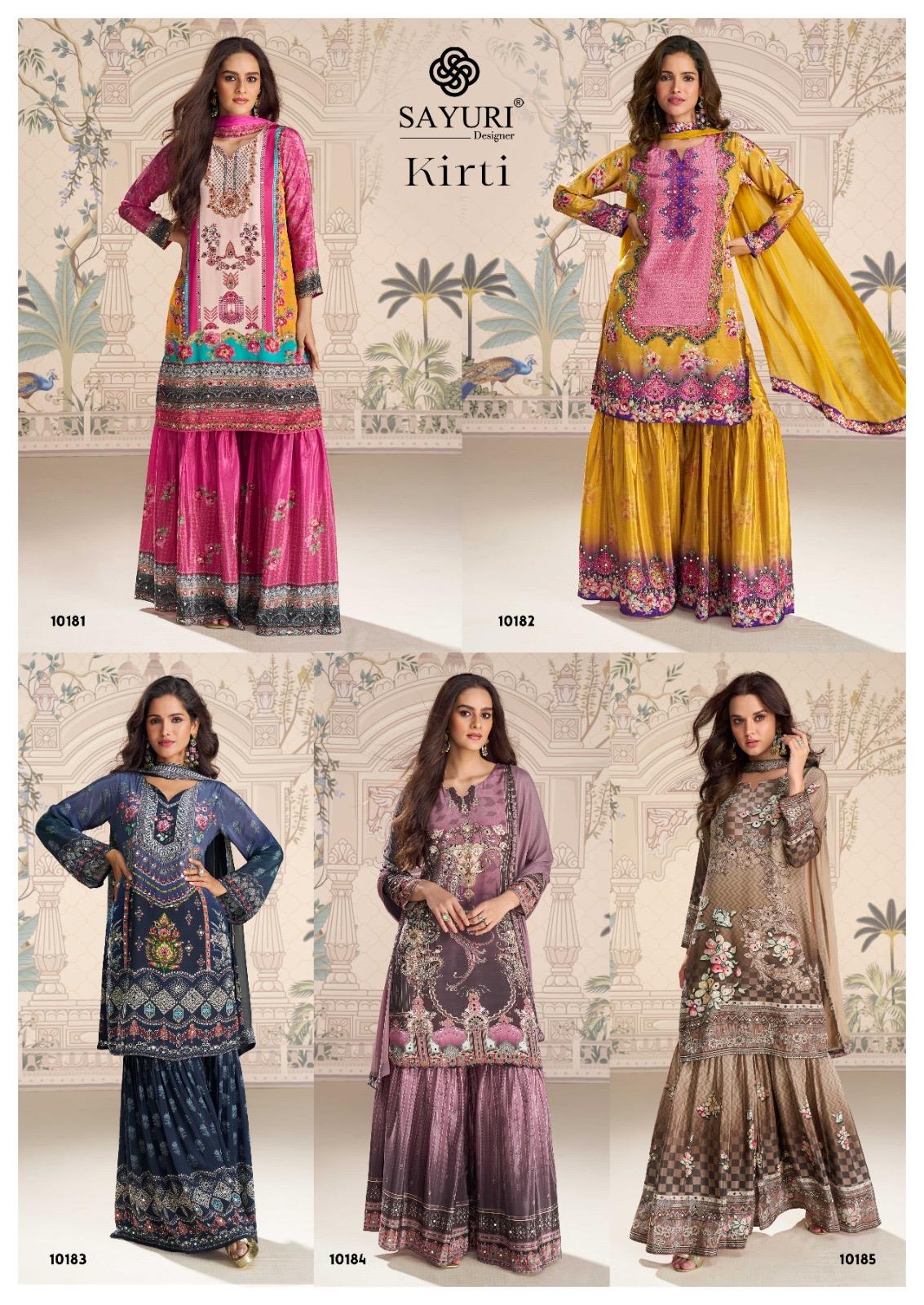 Sayuri Designer Kirti Wedding Party Salwar Suits Catalog collection 15