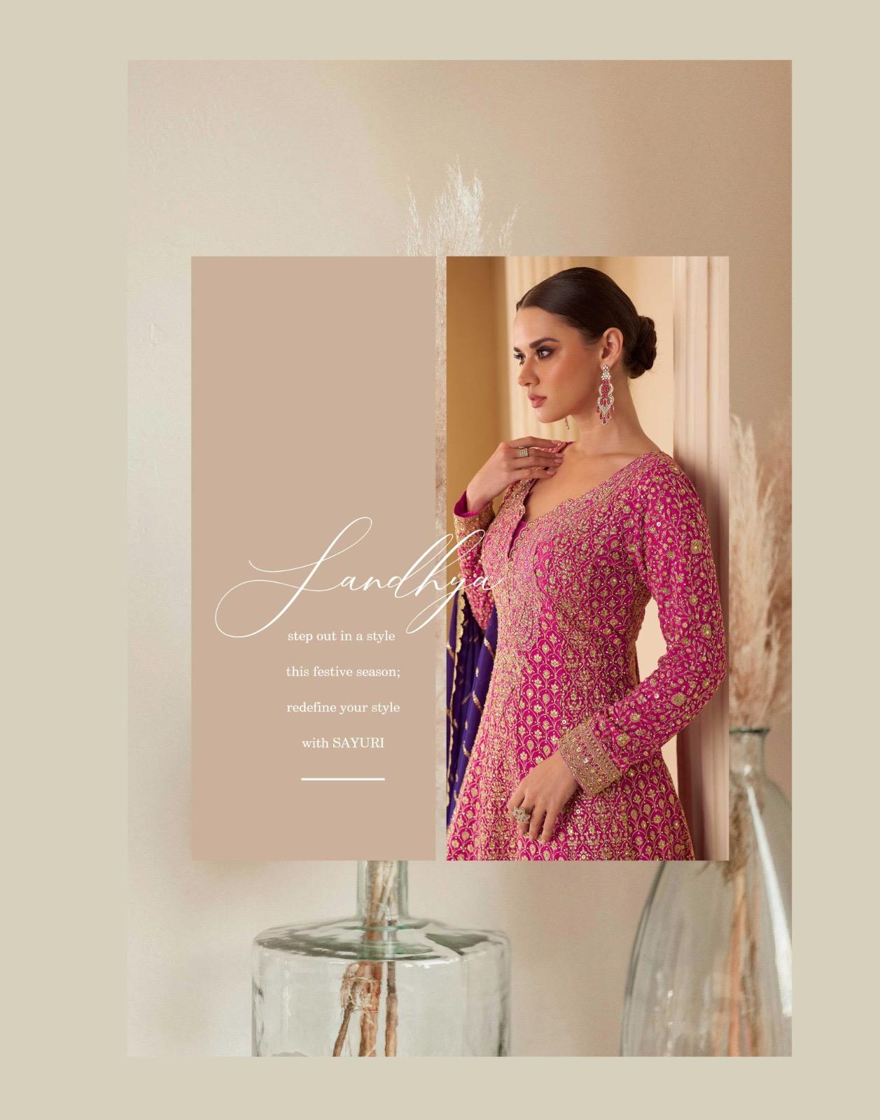 Sayuri Designer Sandhya Wedding Party Salwar Suits Catalog collection 11