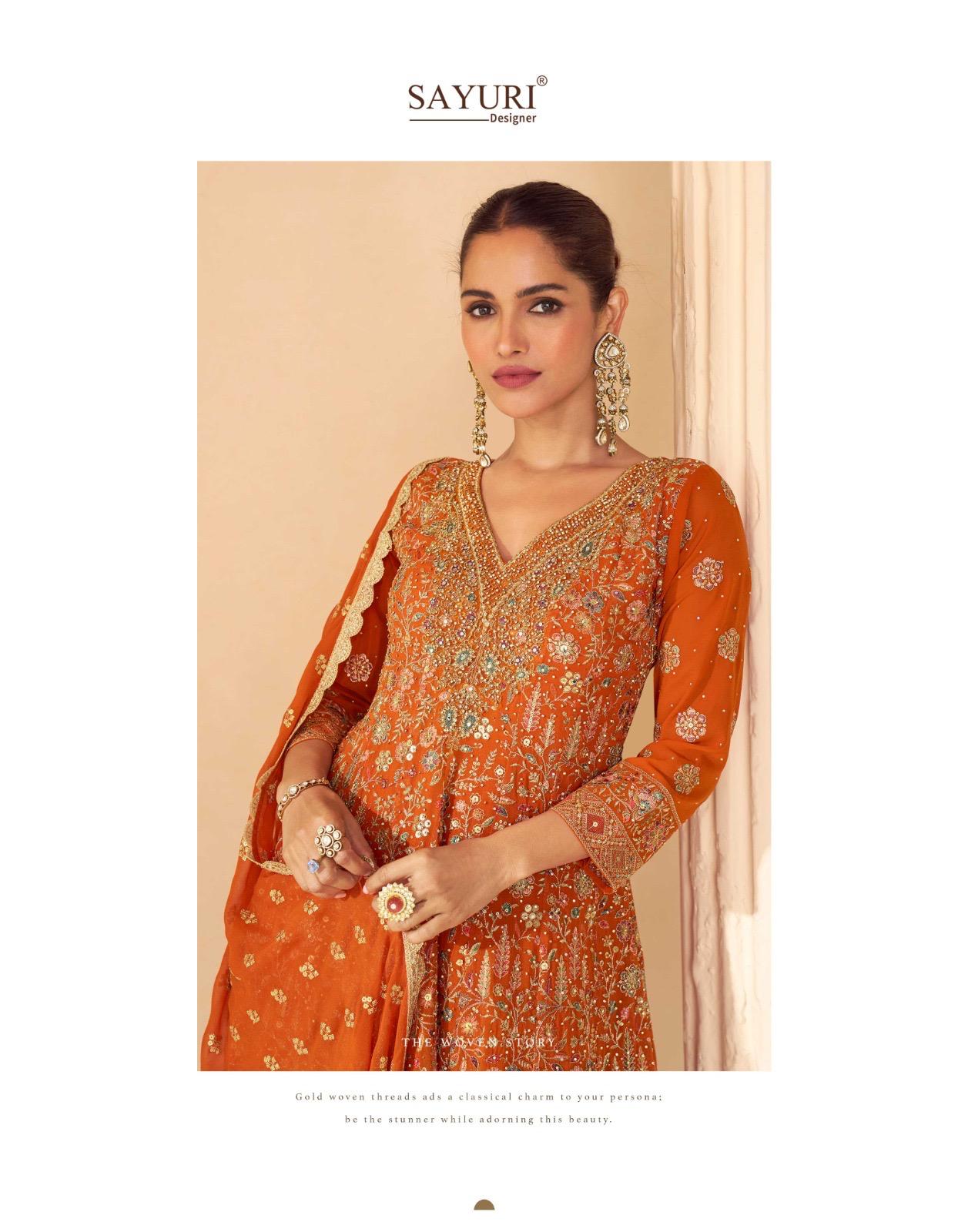 Sayuri Designer Sandhya Wedding Party Salwar Suits Catalog collection 9