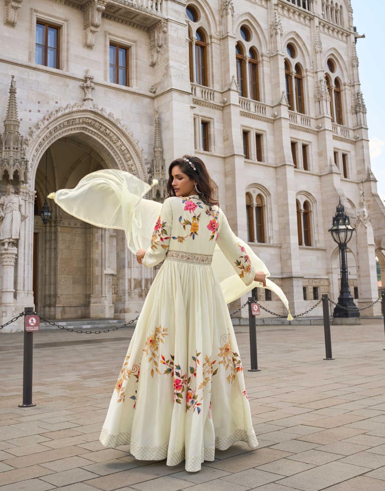 Sayuri Designer Jhalak Gowns with Dupatta Catalog collection 7