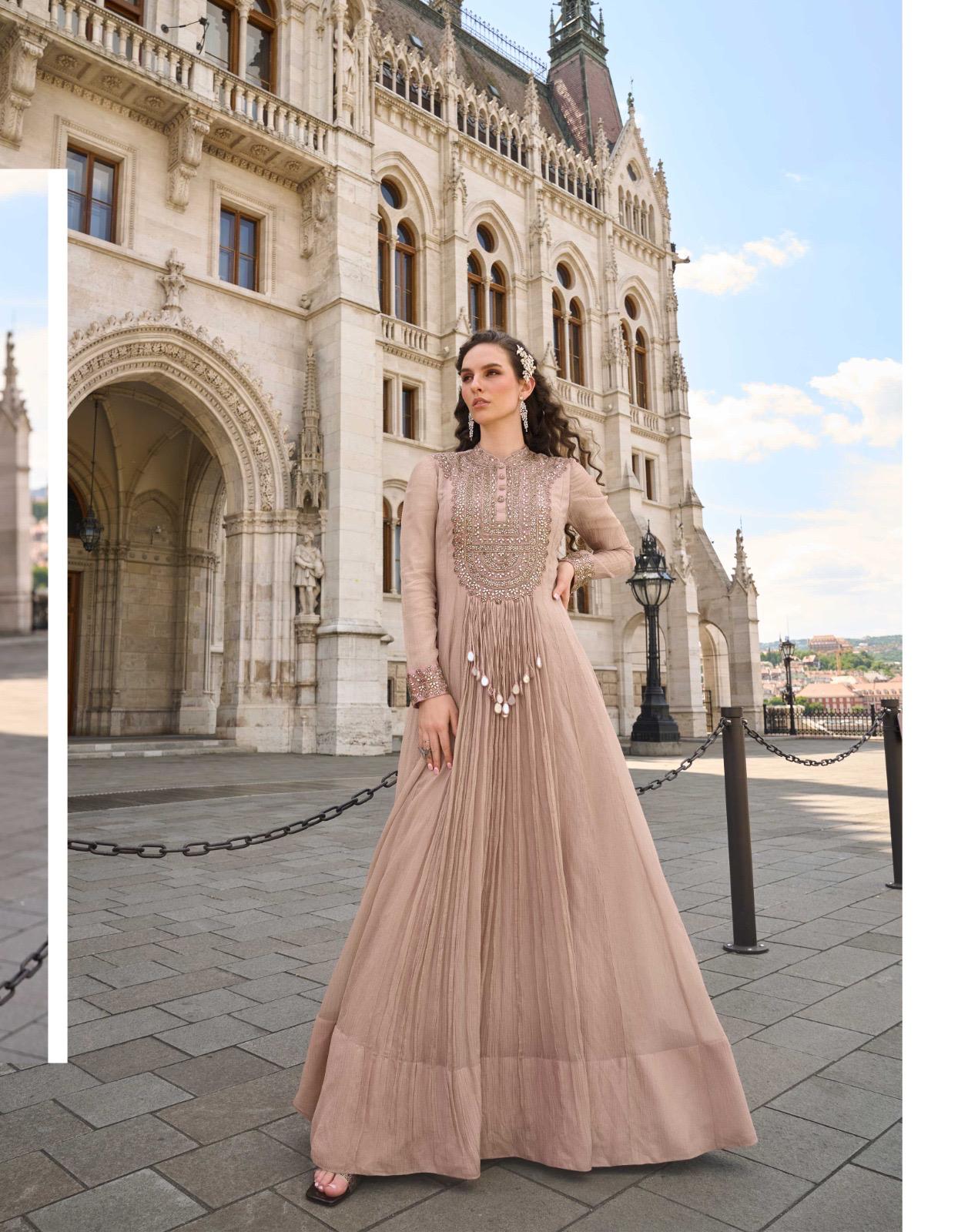 Sayuri Designer Jhalak Gowns with Dupatta Catalog collection 4