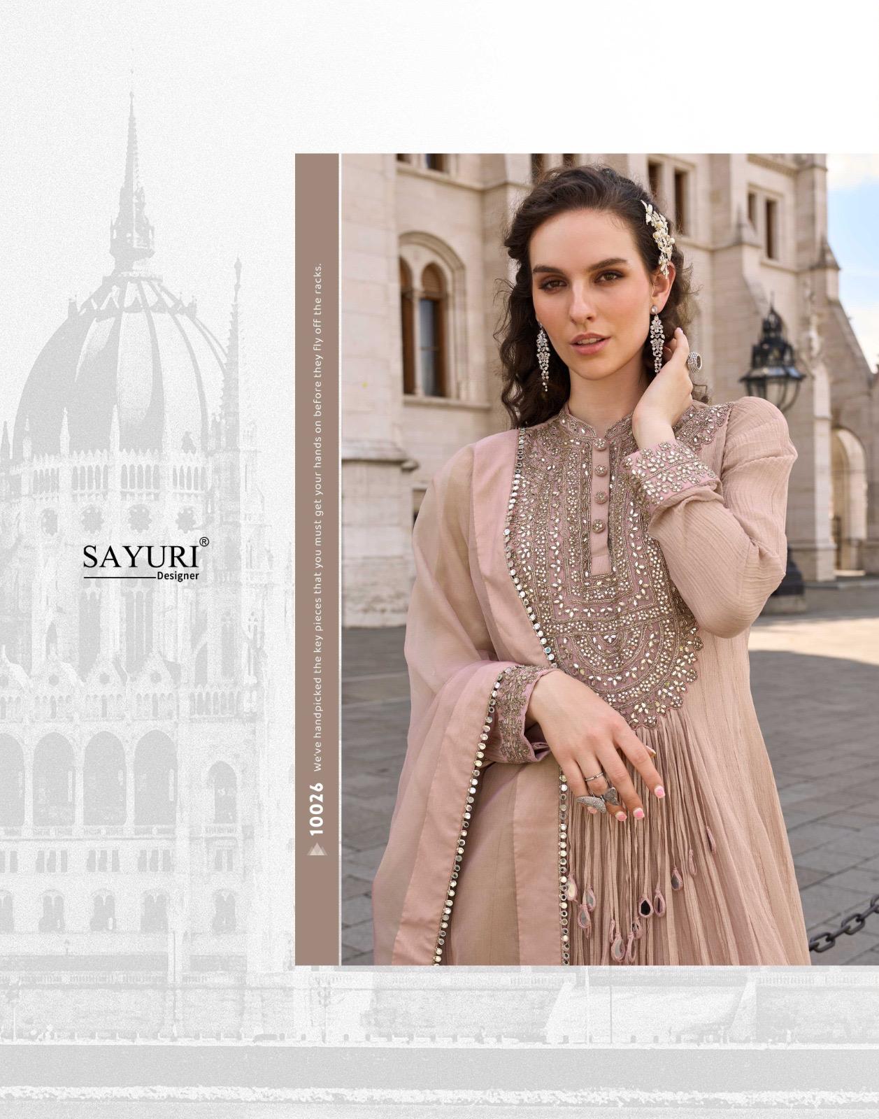 Sayuri Designer Jhalak Gowns with Dupatta Catalog collection 6