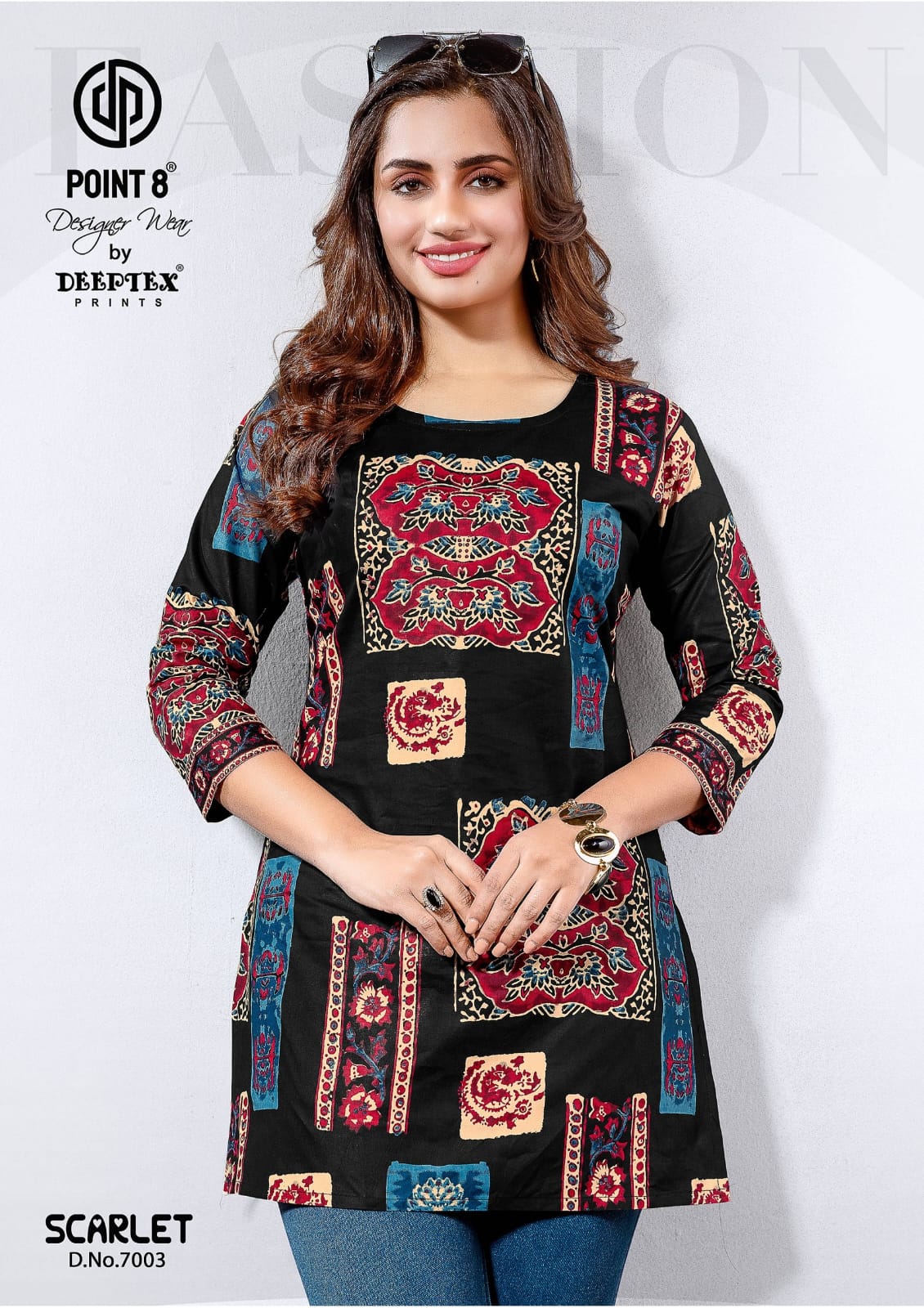 Deeptex Point 8 Scarlet Vol 7 Ladies Tops Catalog collection 2