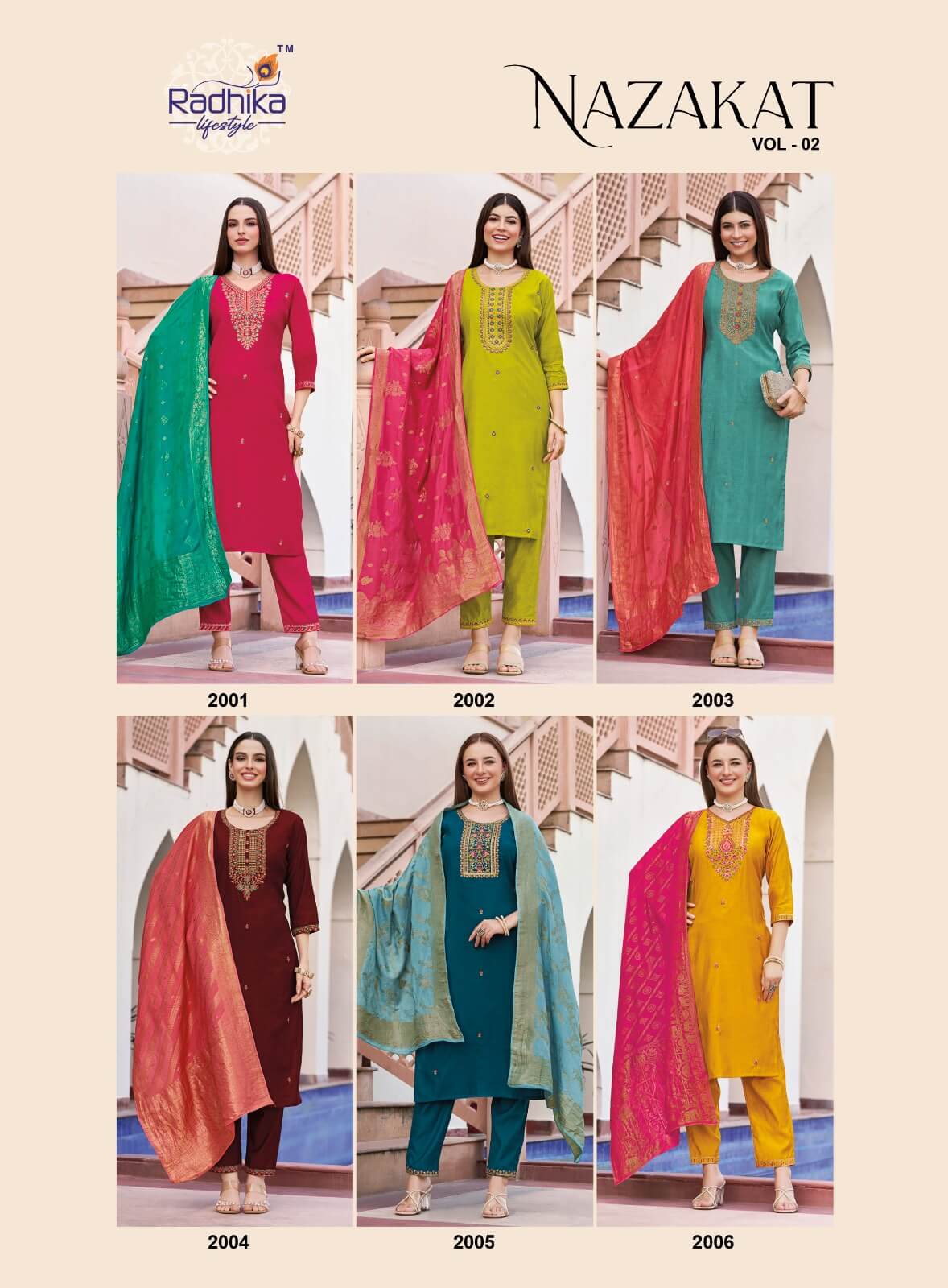 Radhika Lifestyle Nazakat Vol 2 Readymade Dress Catalog collection 14