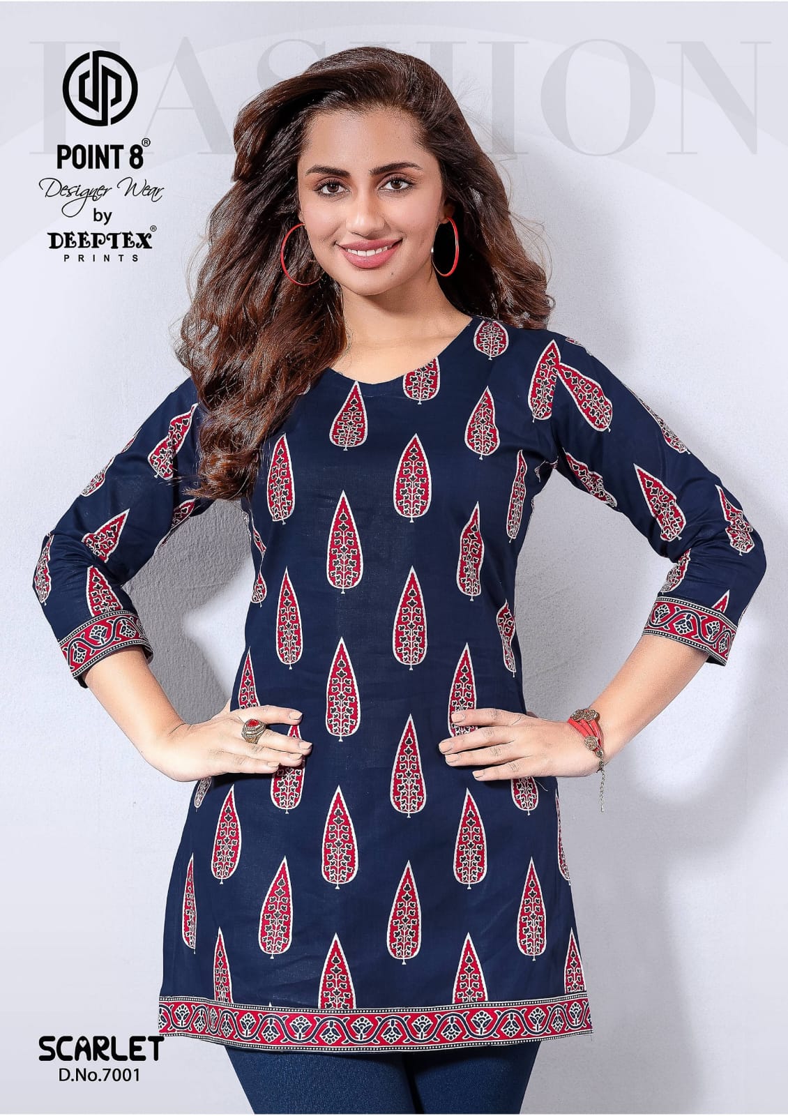 Deeptex Point 8 Scarlet Vol 7 Ladies Tops Catalog collection 6
